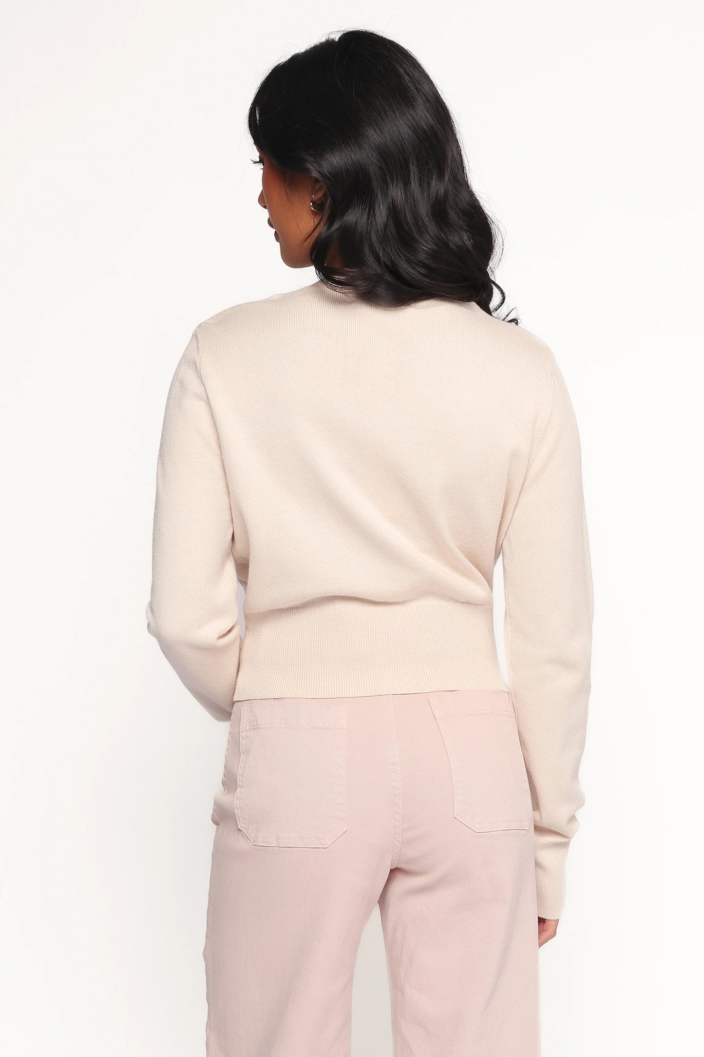 Elita Fitted Cardigan - Cream