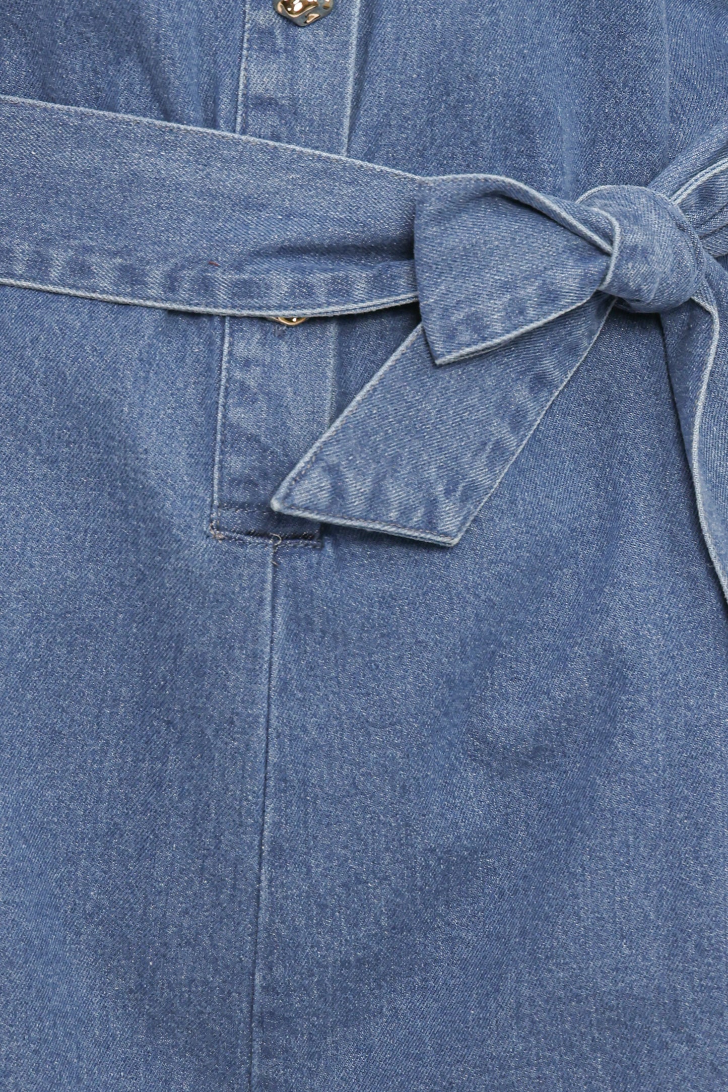 Hailey Denim Romper - Indigo