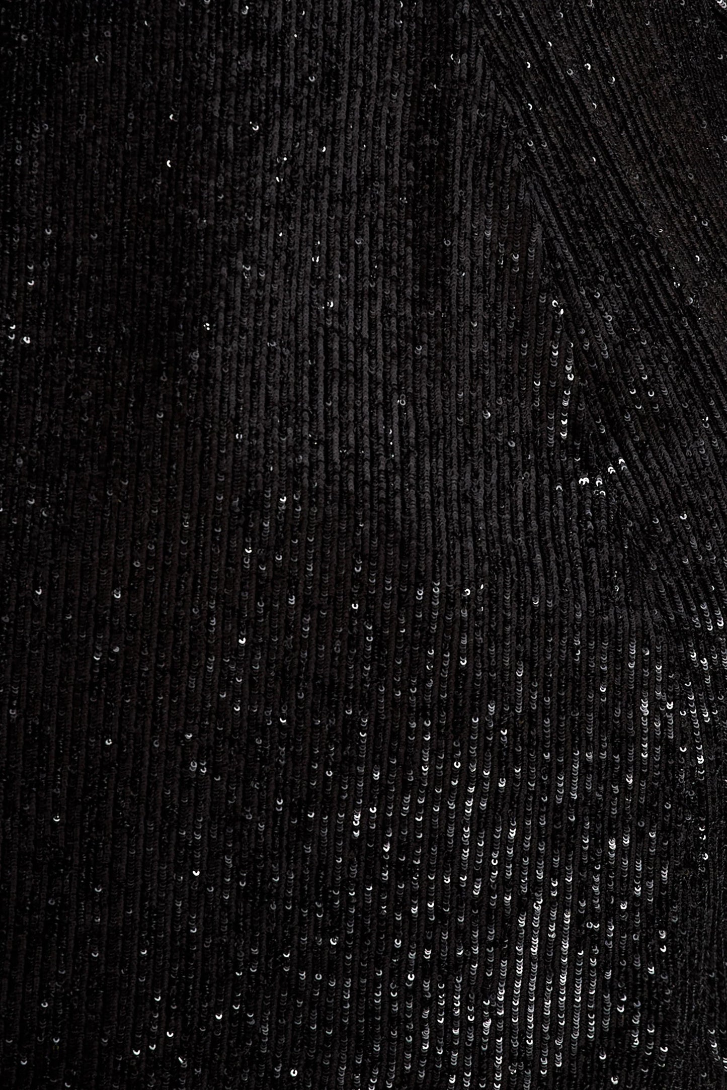 Clarabell Black Sequin Bandeau Structured Mini Dress