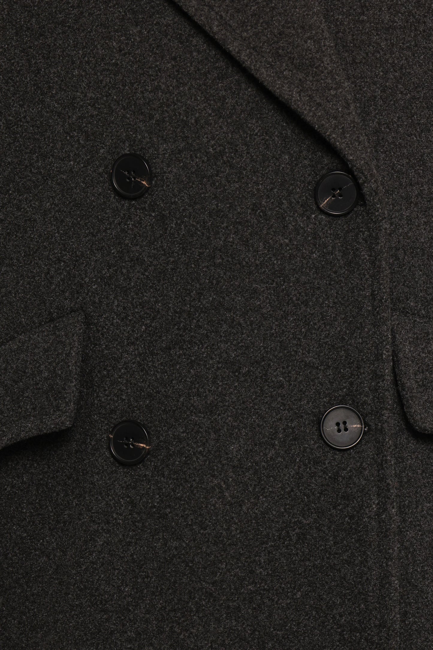 Brylie Oversized Coat - Charcoal