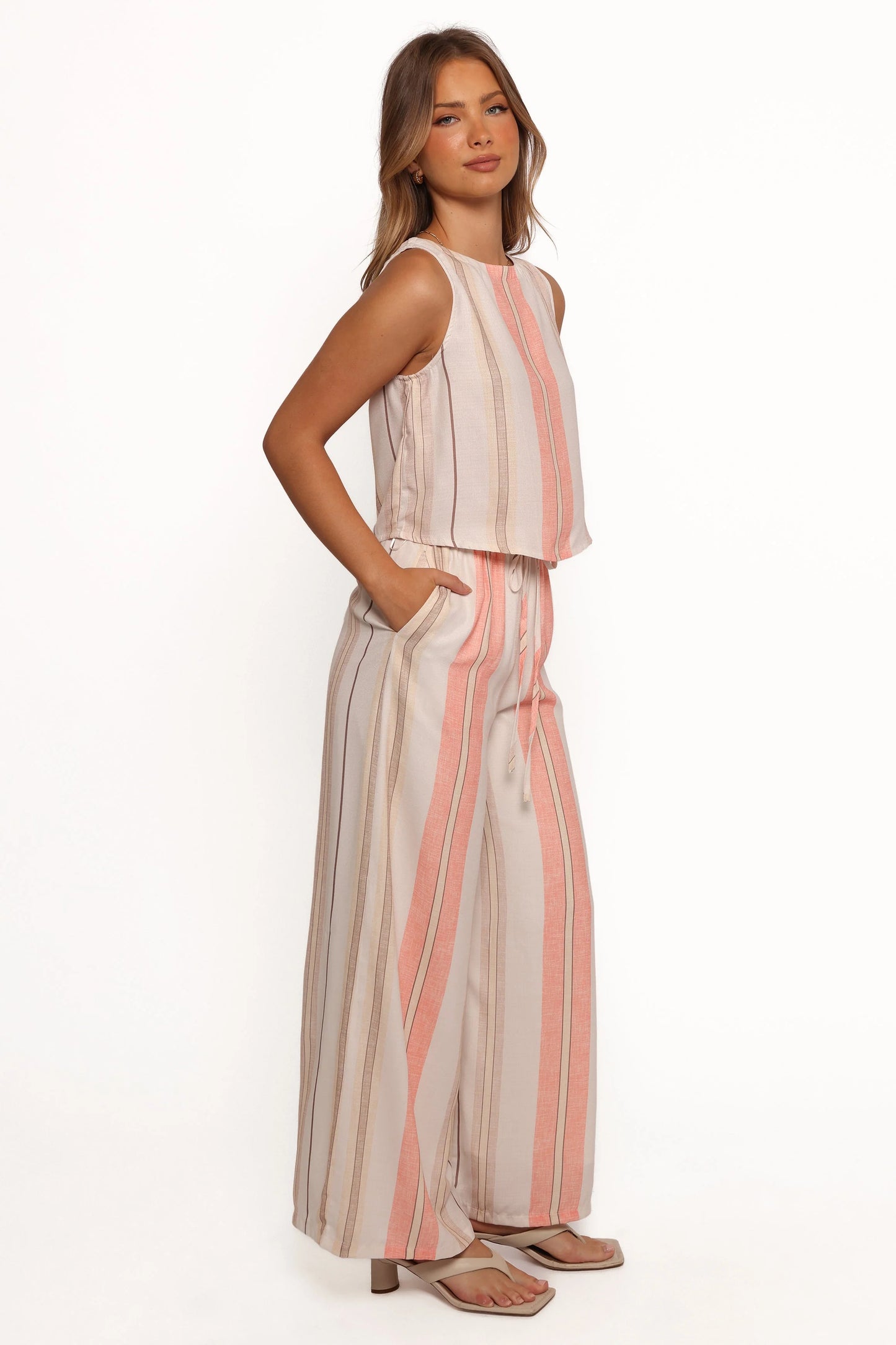McKenzie Pant Set - Multi Stripe