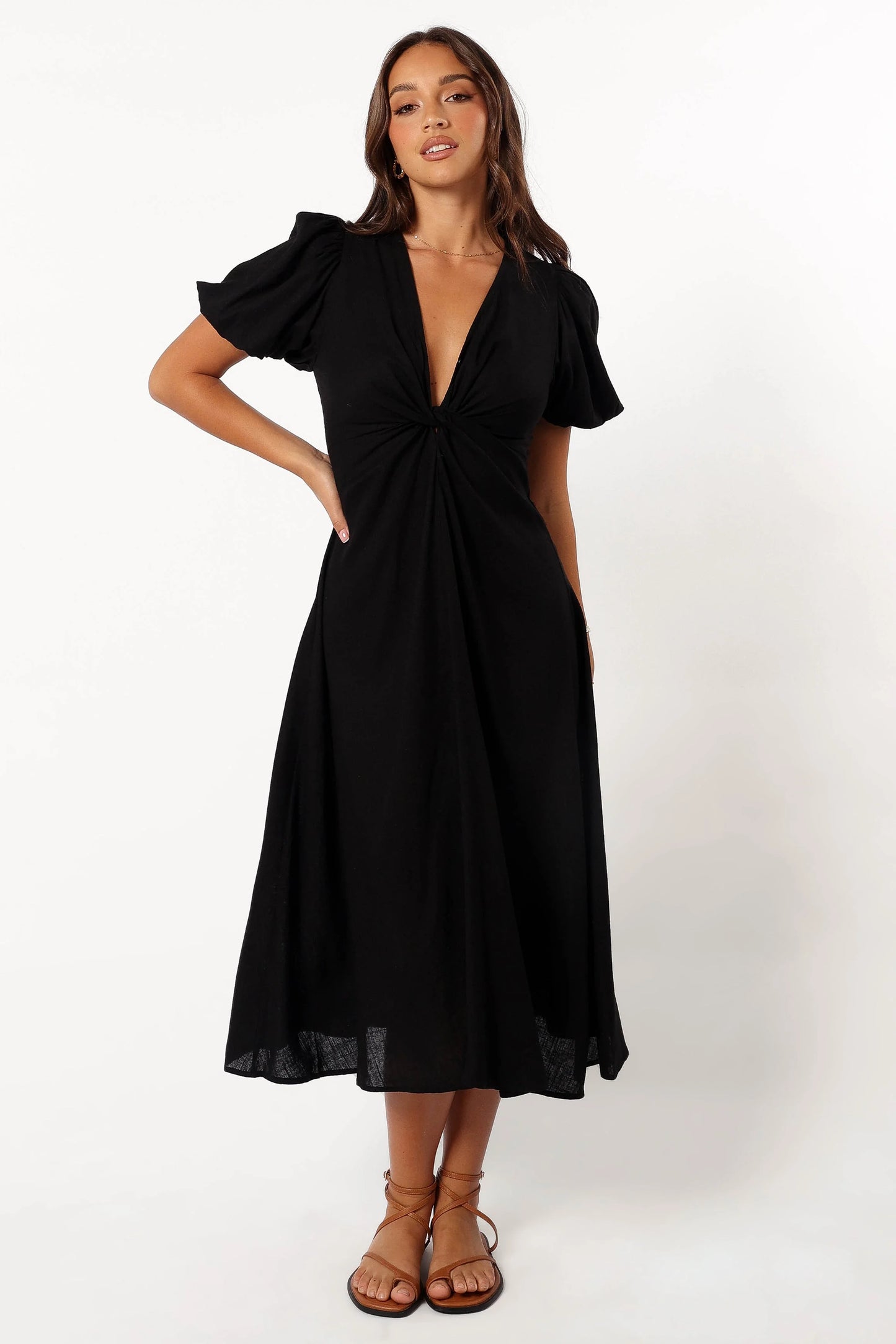 Matilda Midi Dress - Black