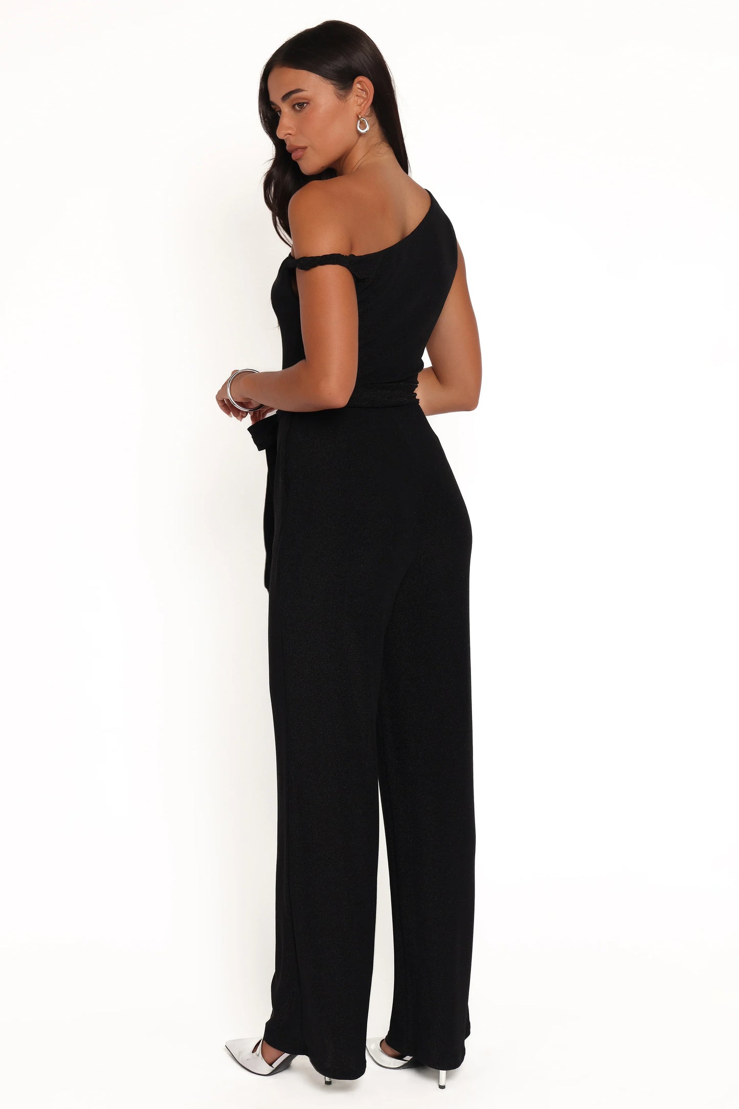 Katarina Off Shoulder Jumpsuit - Black