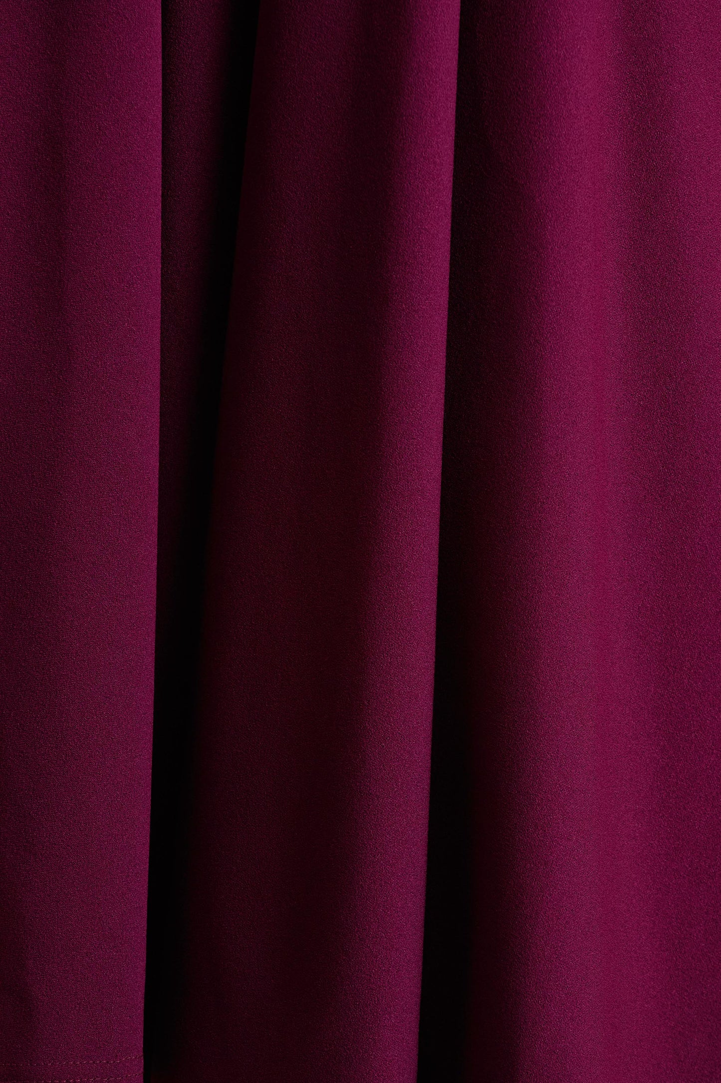 Depths Burgundy V-Neck Midi Dress