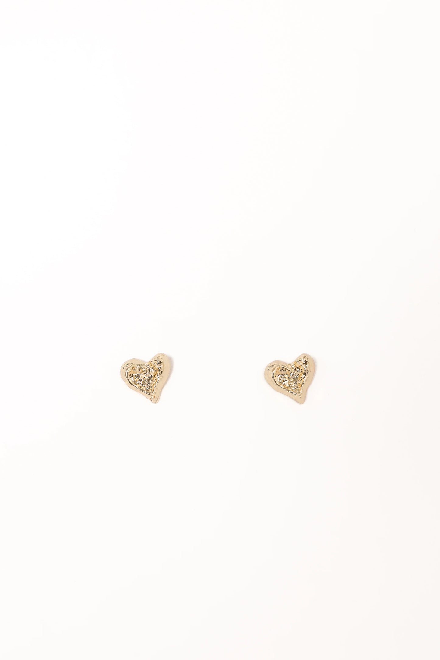 Shanice Heart Earrings - Gold