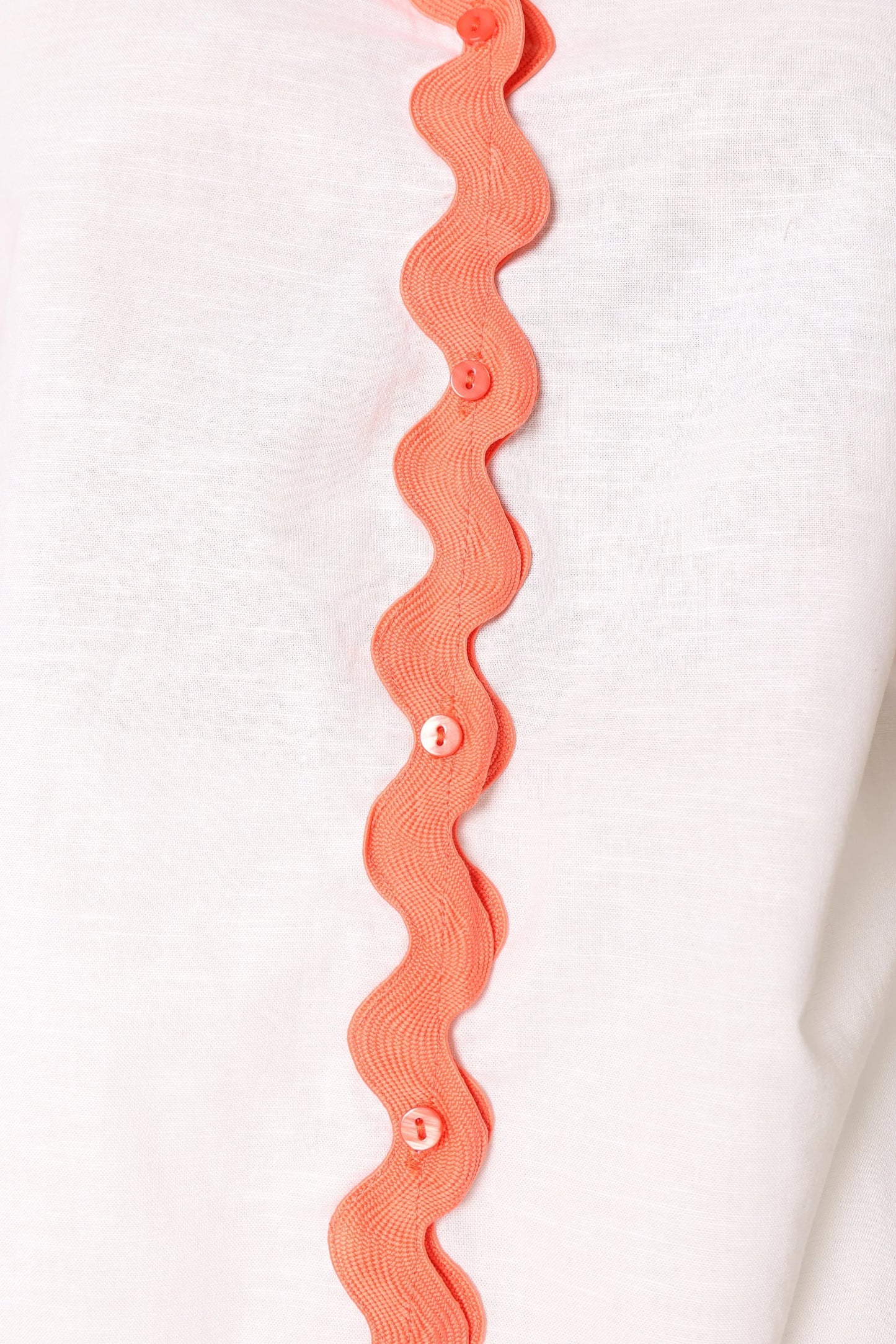 Harry Shirt - White/Melon