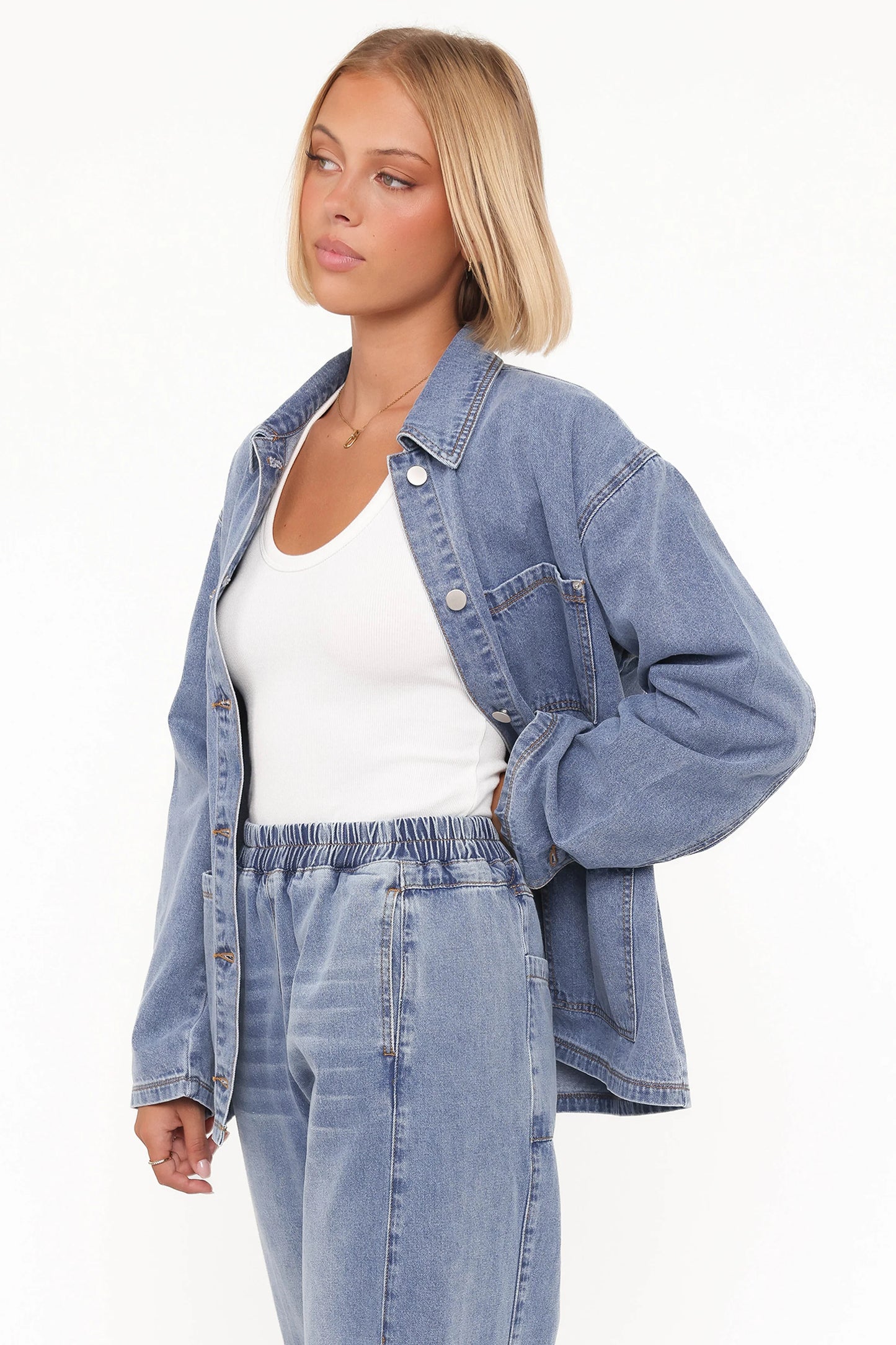Remy Denim Utility Jacket - Medium Wash