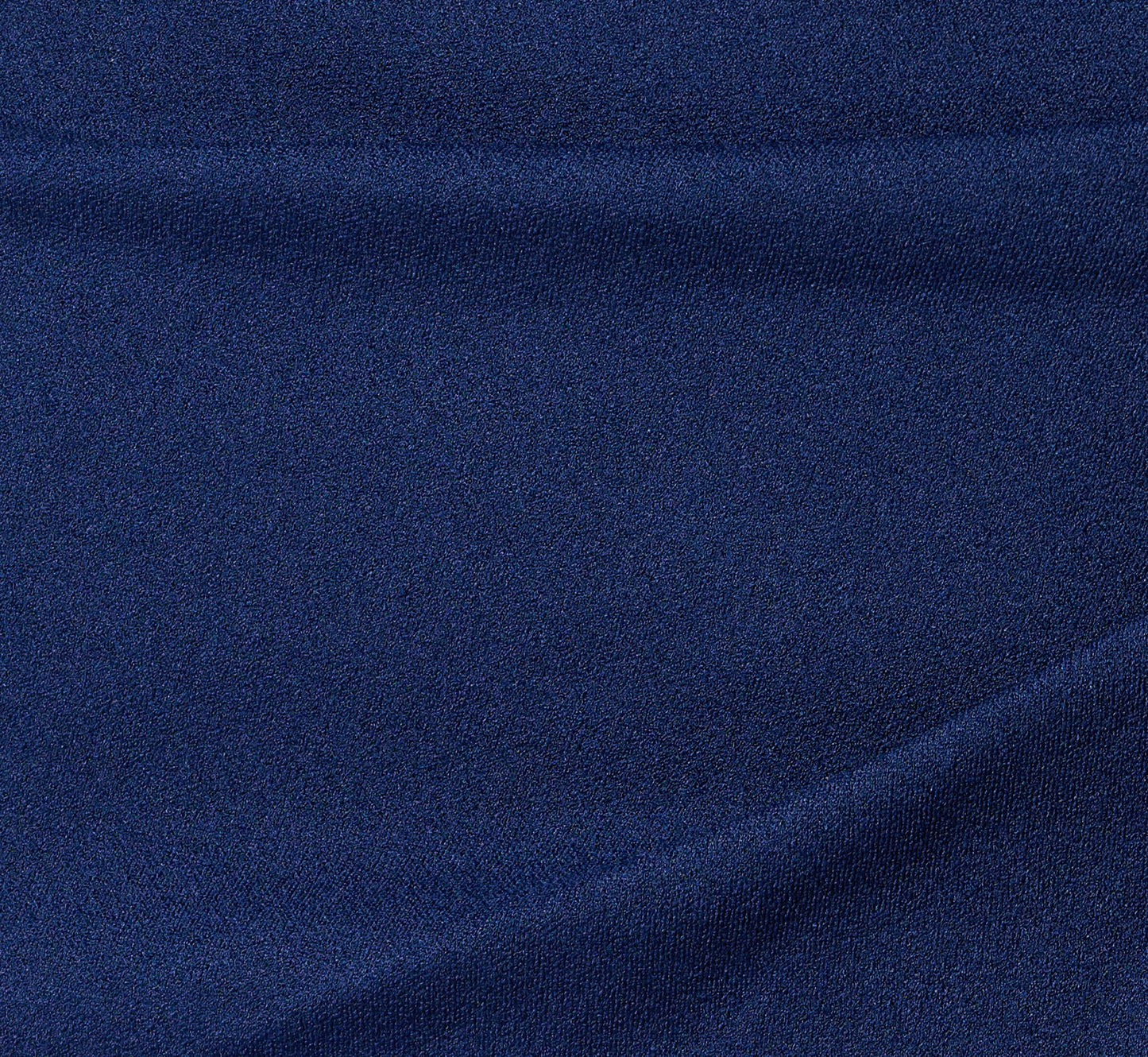 Off Shoulder Stretch Crepe Draped Gown In Navy Sateen