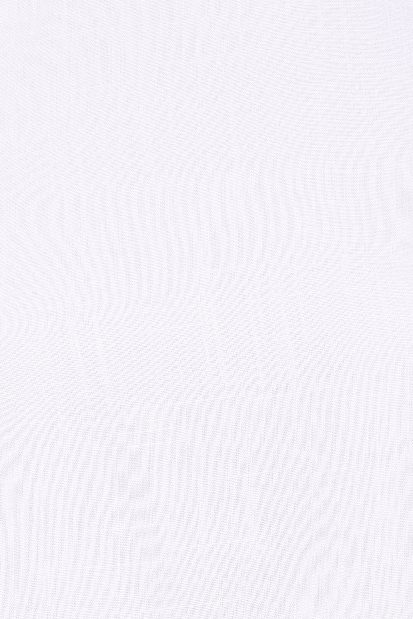 Madison Linen Column Skirt - White