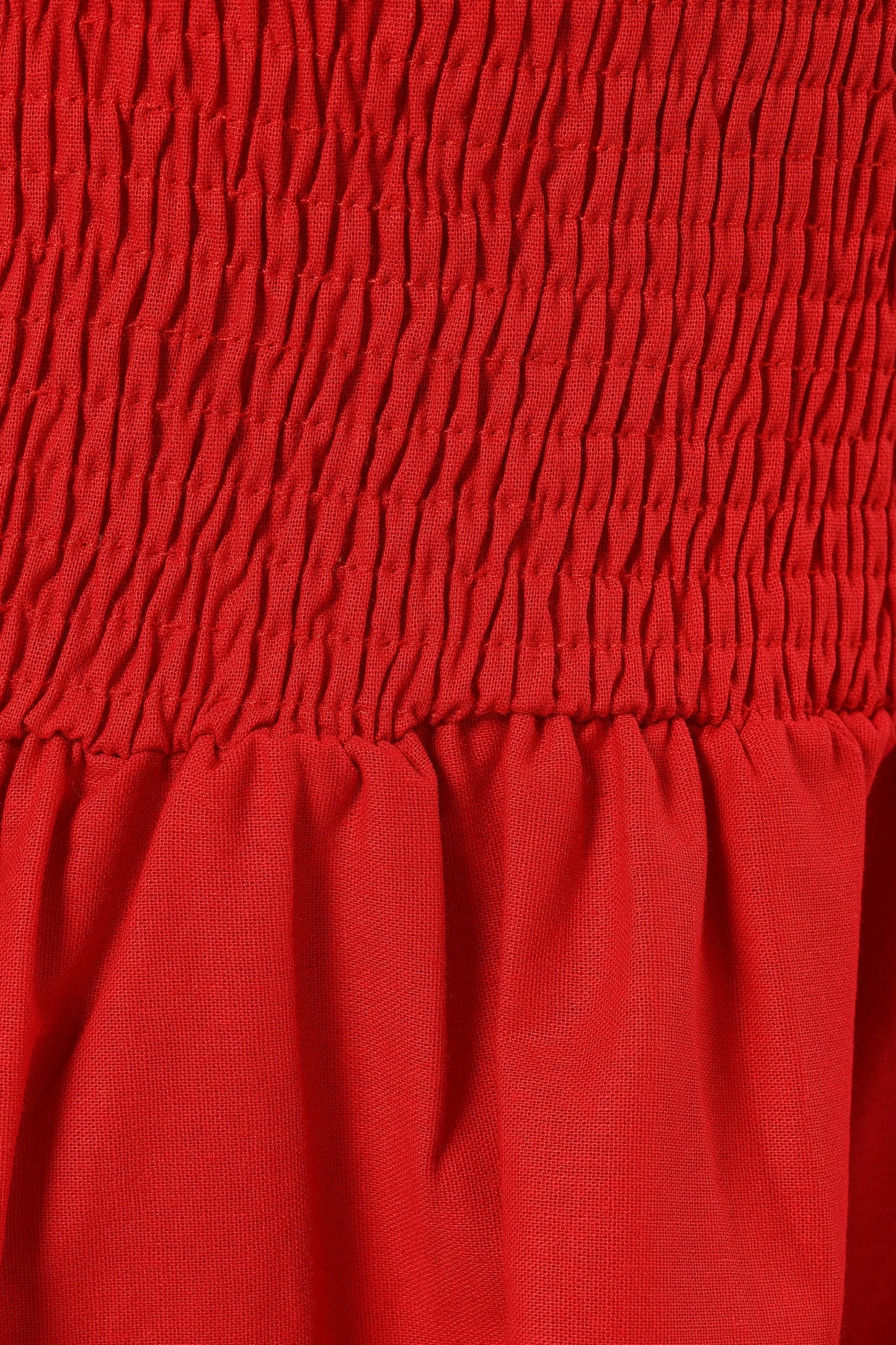 Allison One Shoulder Mini Dress - Red