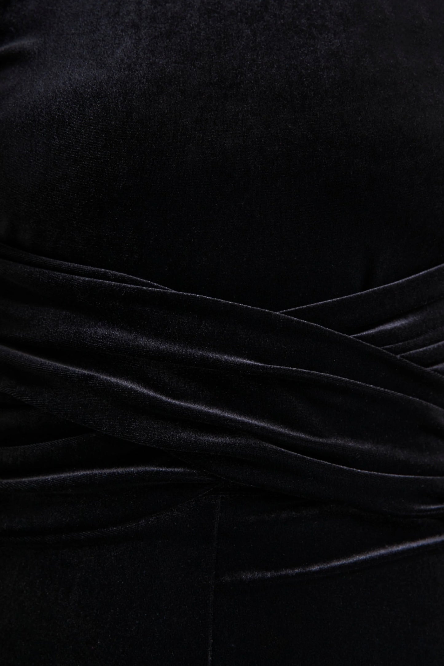 Madalina Black High-Neck Jumpsuit With Scarf-Detail