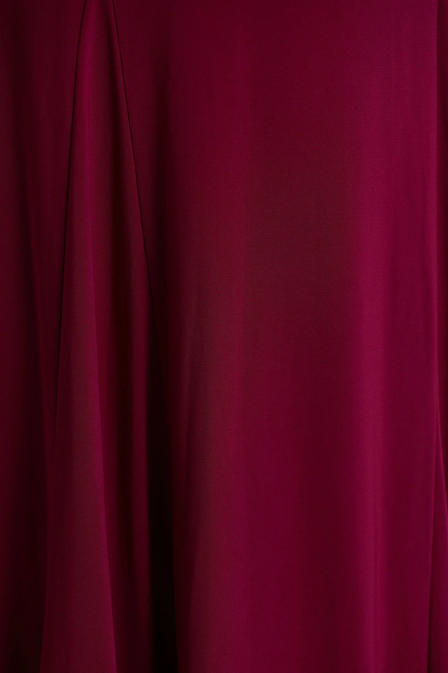 Cilla Burgundy Bardot-Neck Maxi Dress With Ruched Detailing