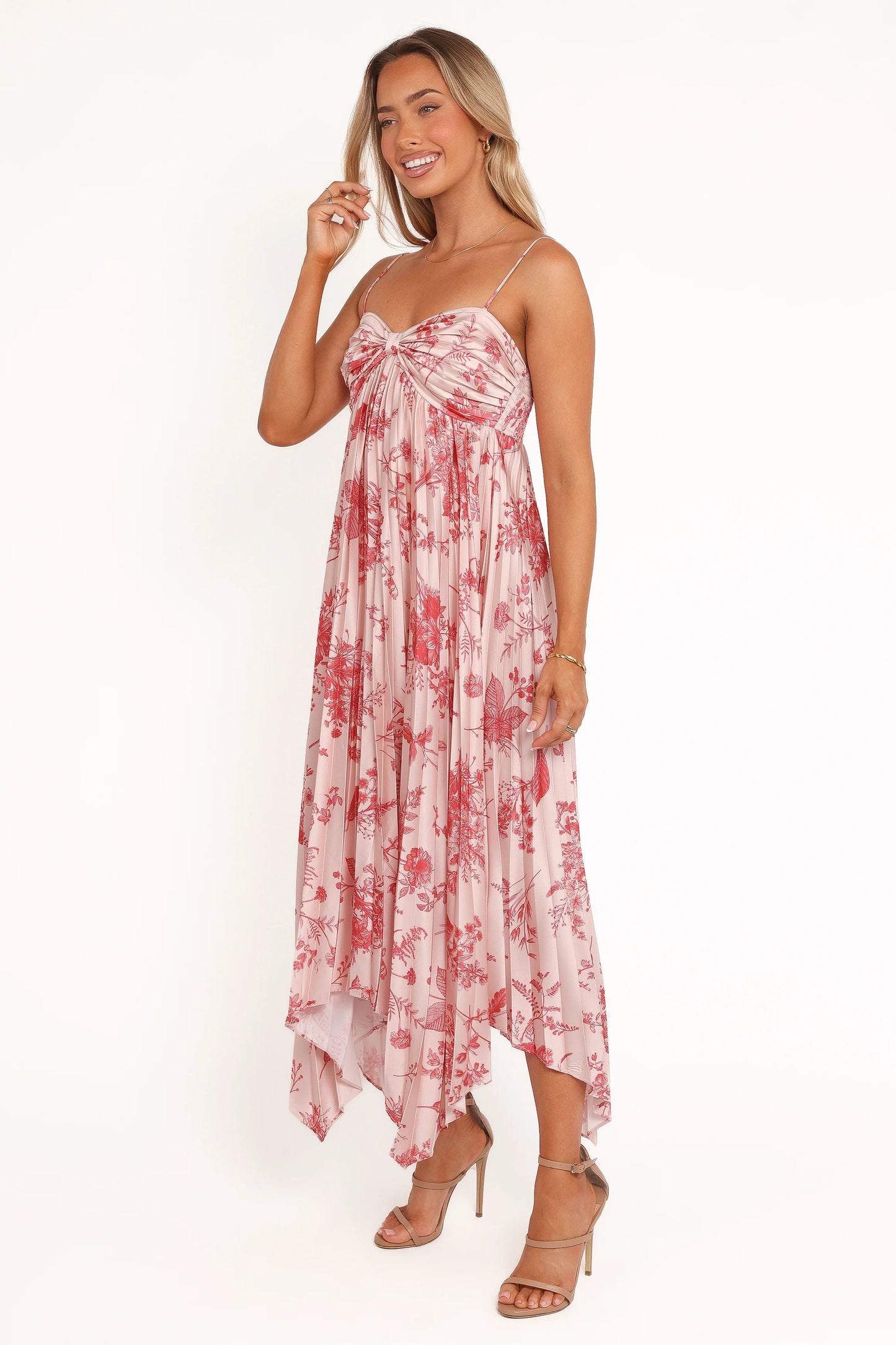 Vikki Dress - Red Floral