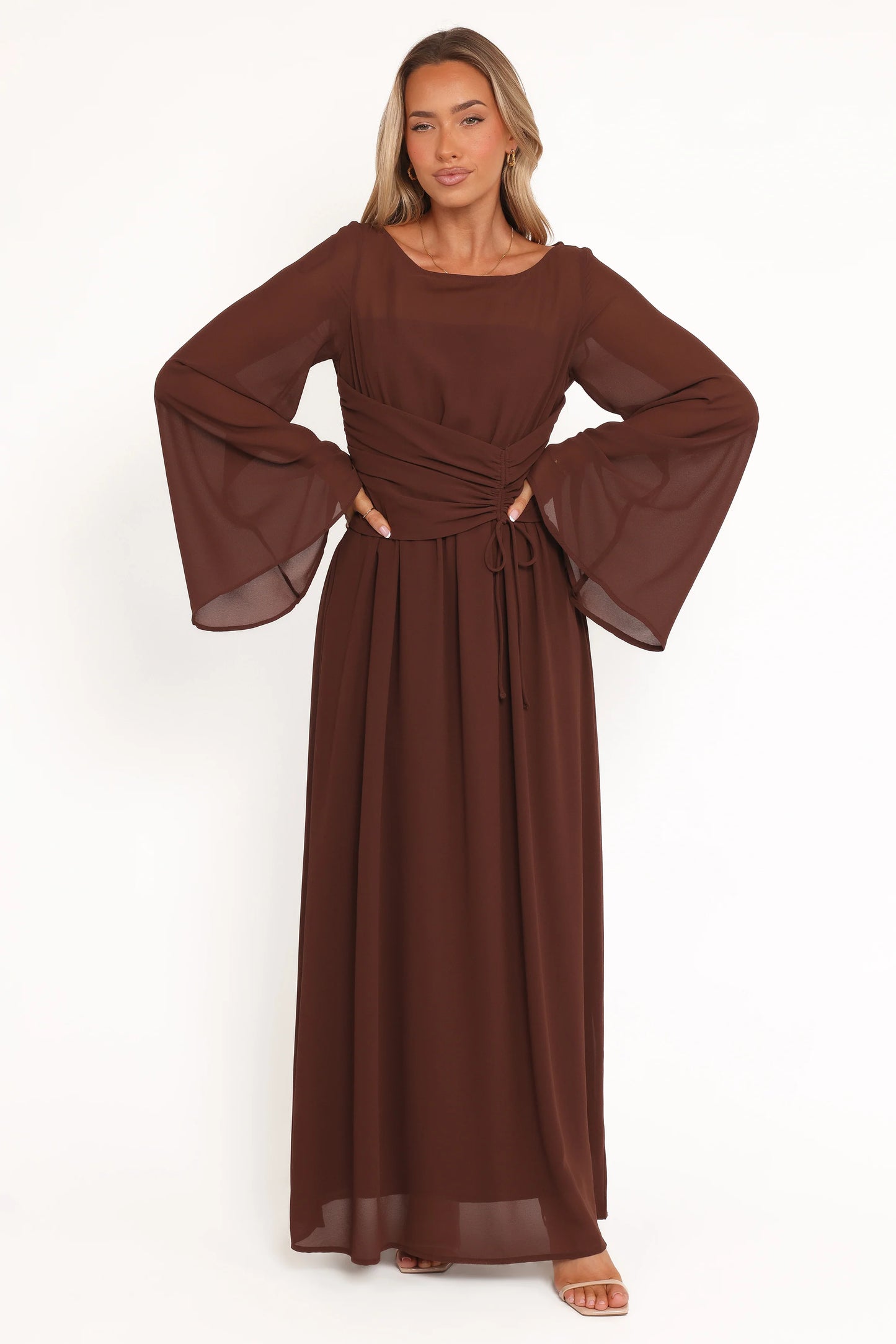 Samara Maxi Dress - Brown
