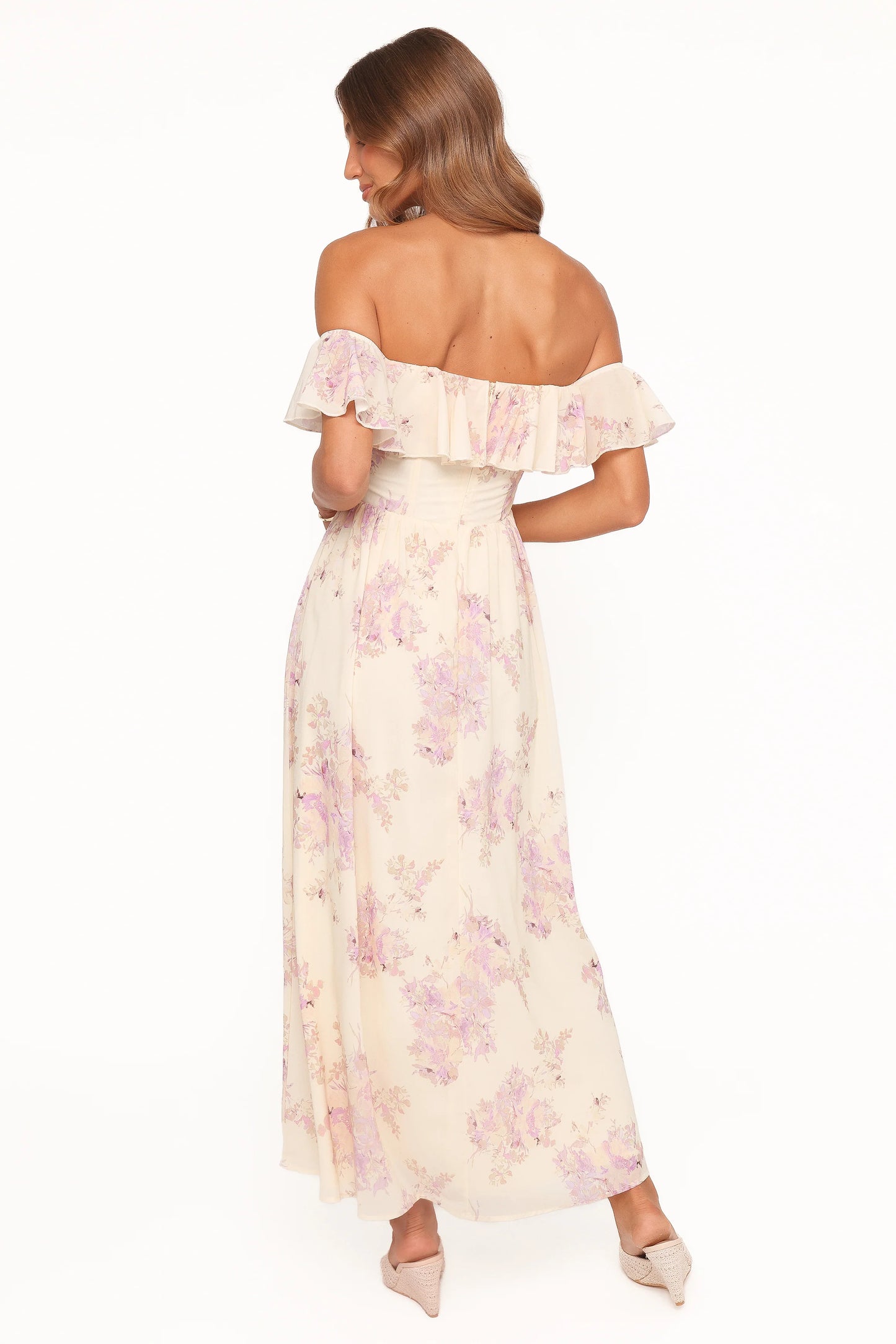 Jemira Maxi Dress - Lavender Floral