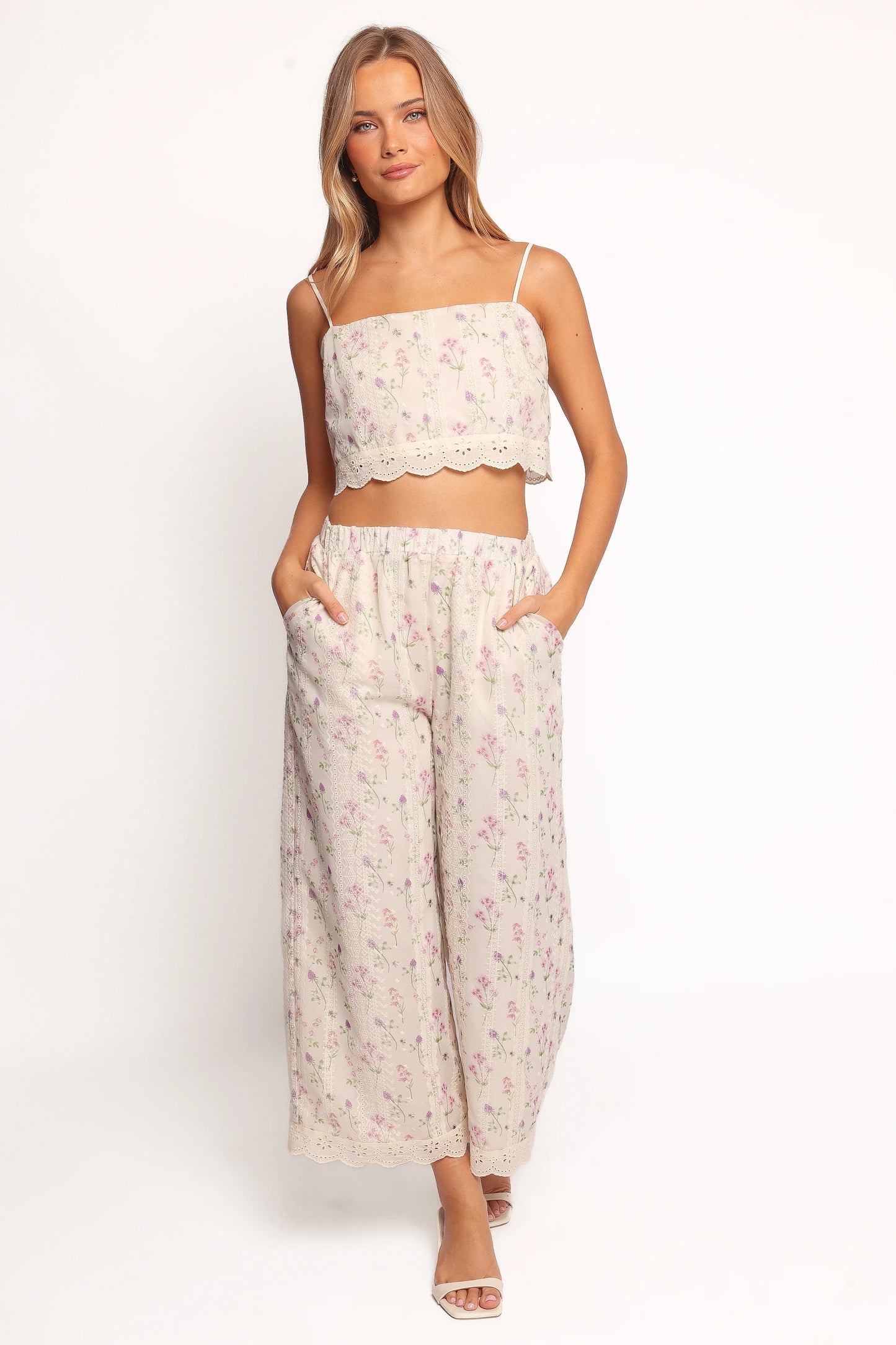 Alison Two Piece Set - Pink Floral