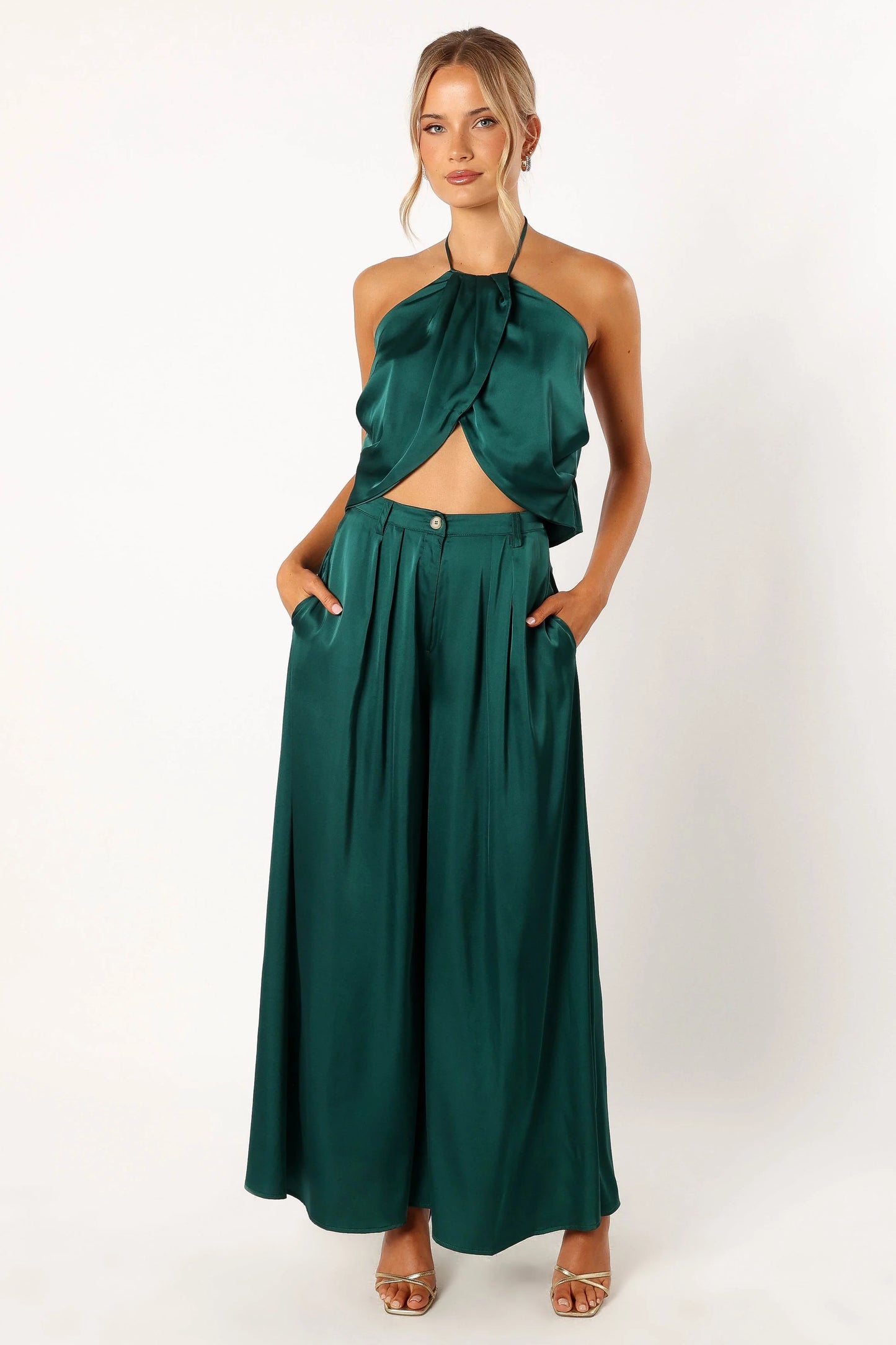 Estelle Pant Set - Emerald