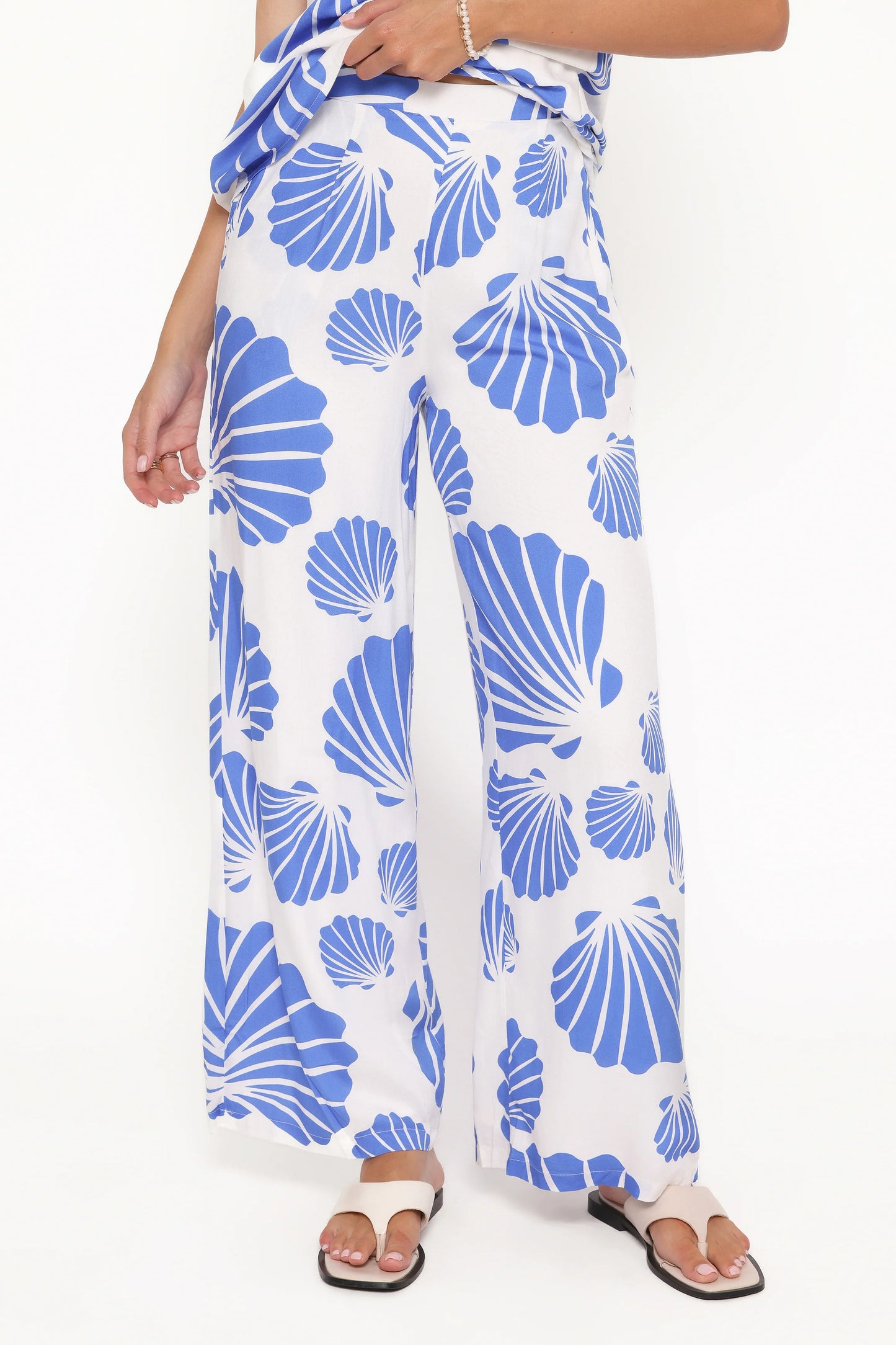 Kristy Pant Set - Blue Shell