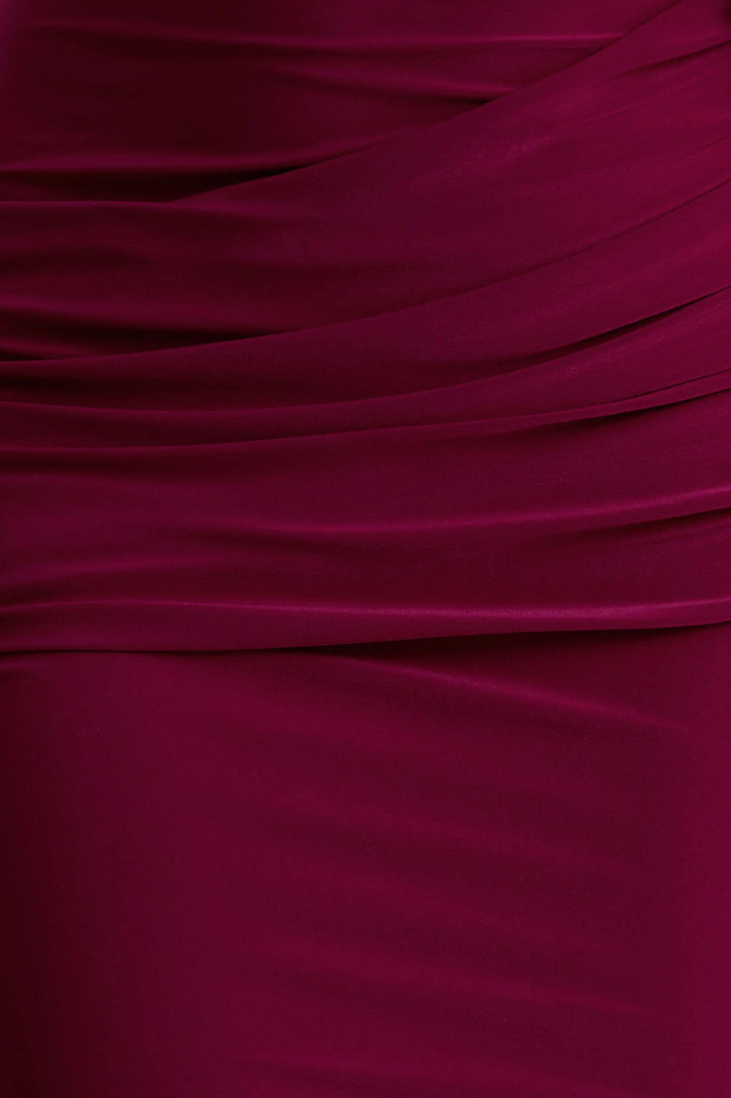 Maeve Burgundy Cape-Sleeve Draped Maxi Dress