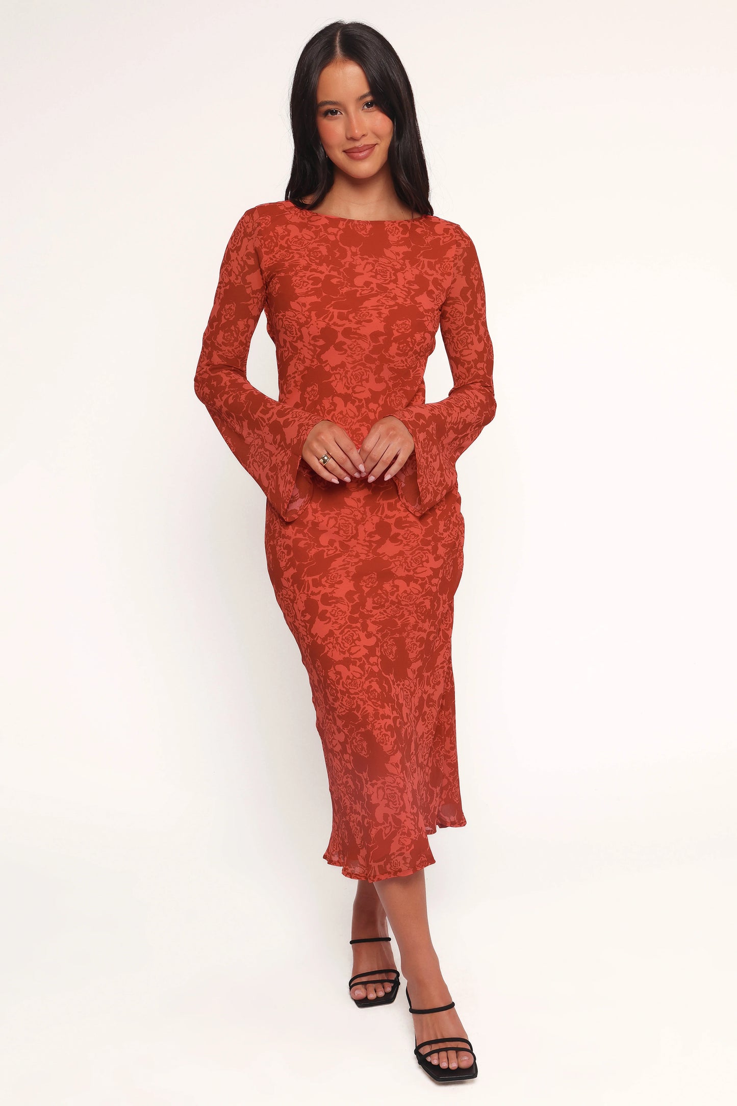 Talitha Maxi Dress - Red Roses