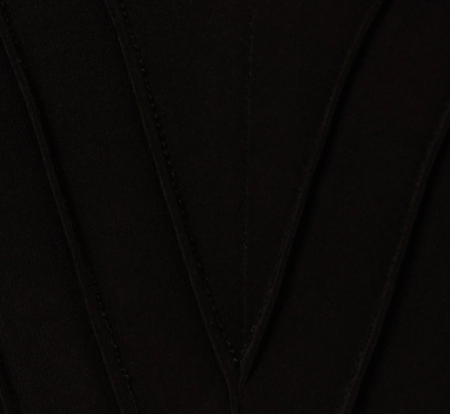 Cropped Jumpsuit With Pintuck Bodice In Black