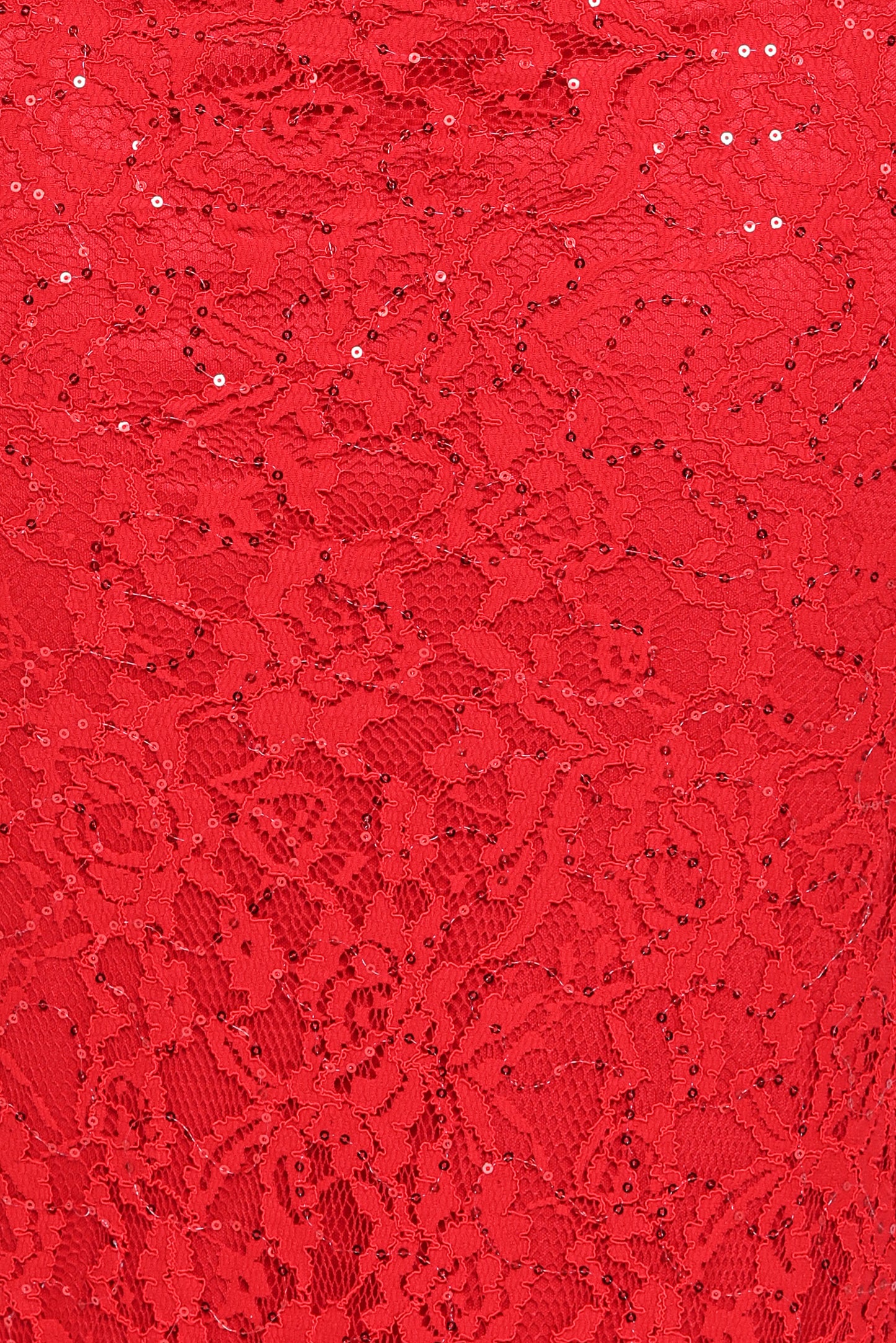 Ruben Lace Maxi Dress - Red