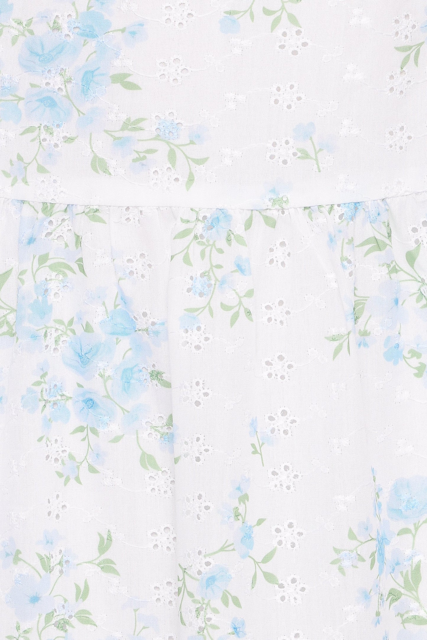 Botanique Midi Dress - Blue Floral