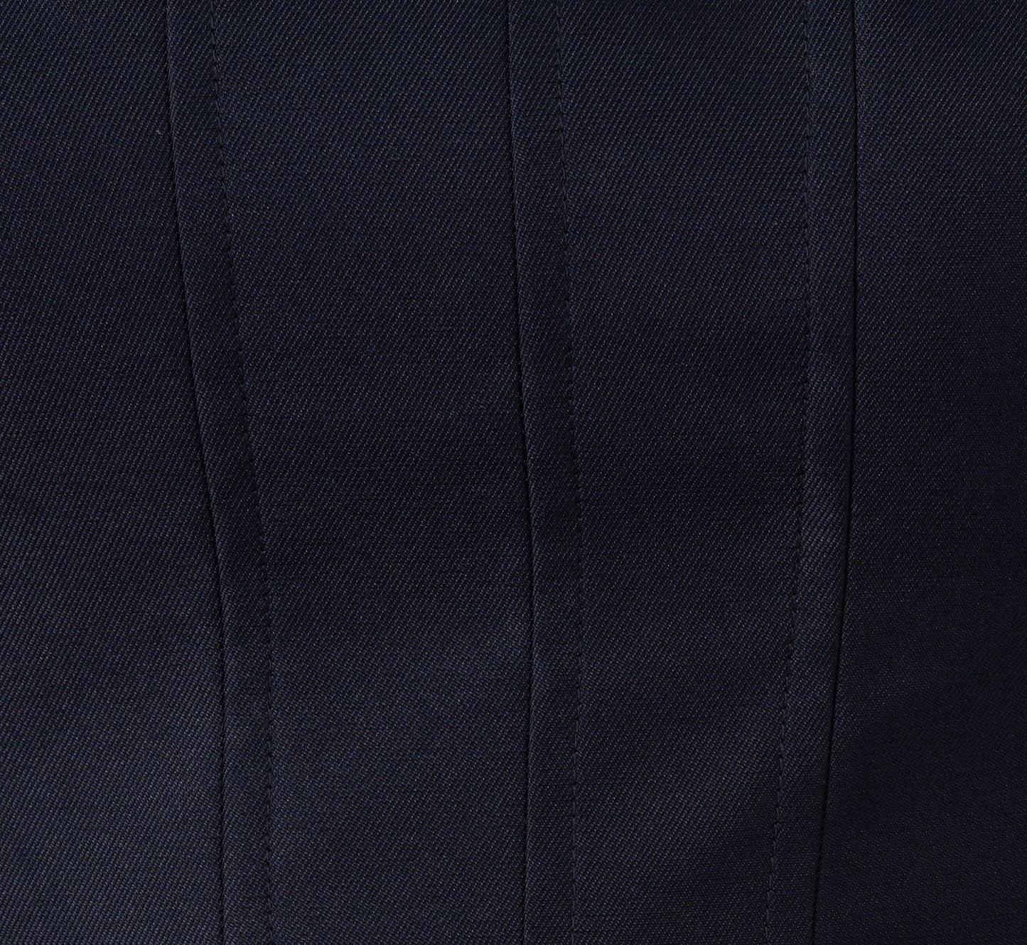 Mikado Sleeveless Square Neck Midi Dress In Midnight