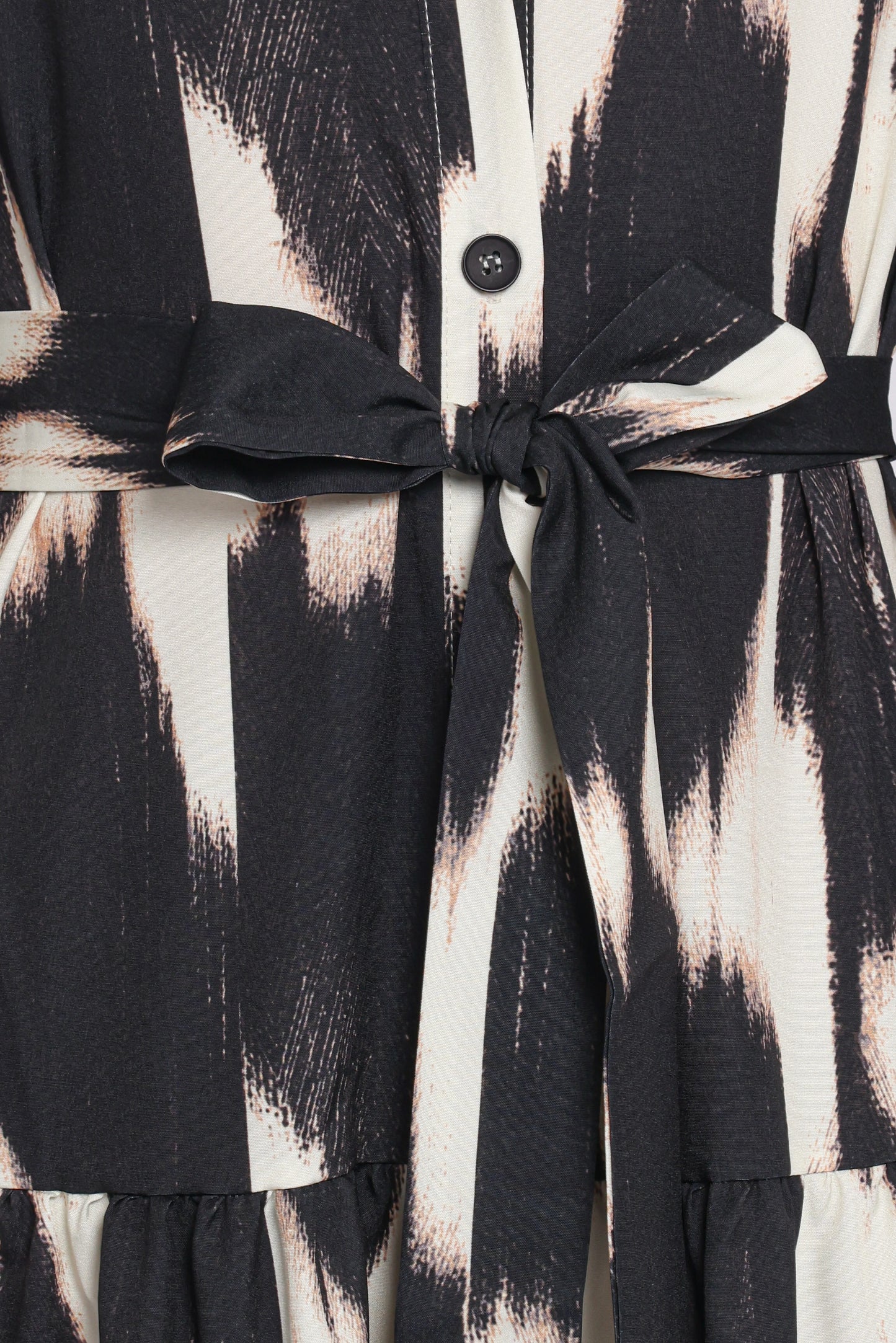 Lincoln Long Sleeve Maxi Dress - Black Print