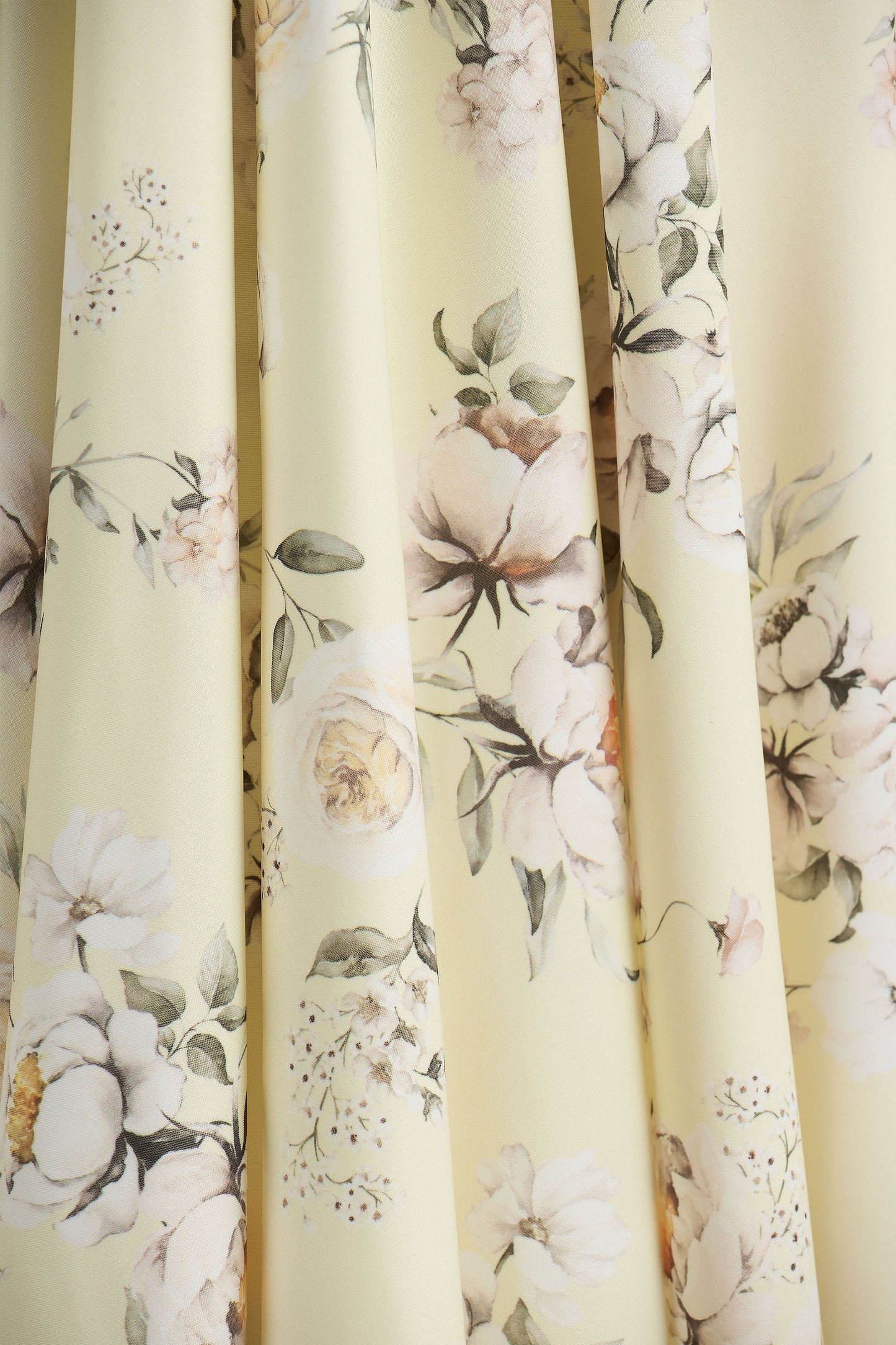 Lissa Lemon Floral Bouquet Print Square-Neck Midi Dress