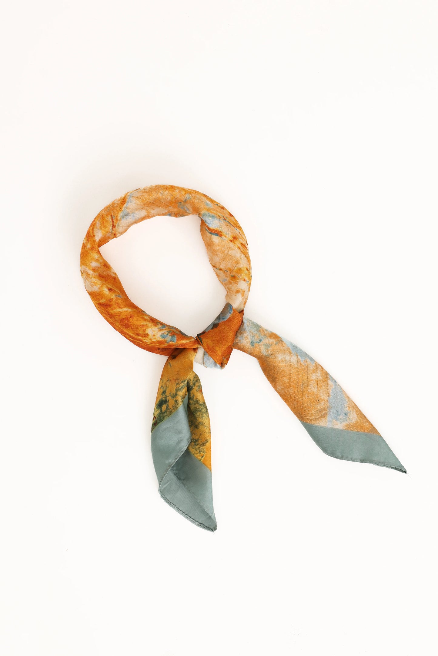 Loreta Hair Scarf - Yellow/Blue