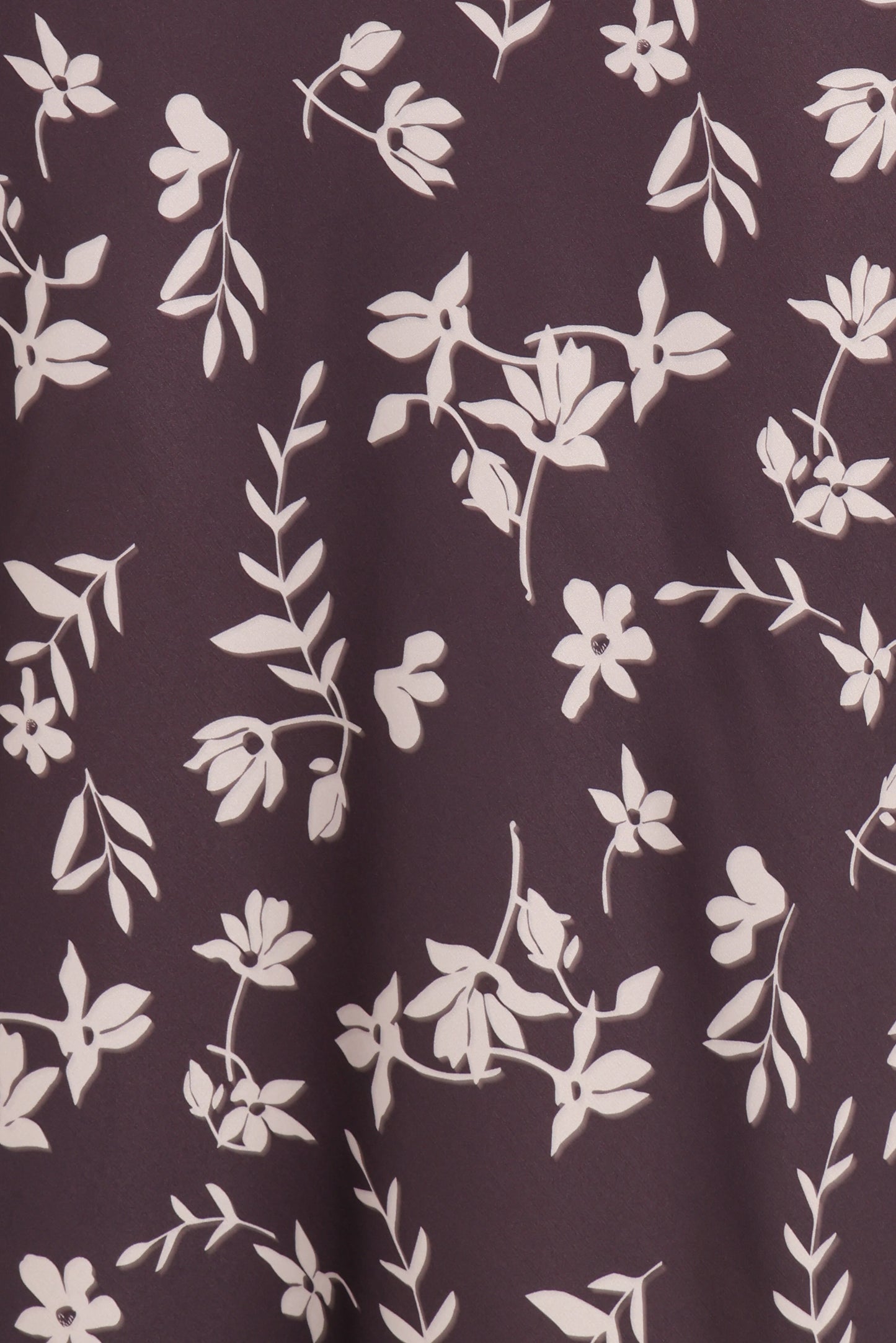 Zafira Midi Dress - Brown Cream Floral