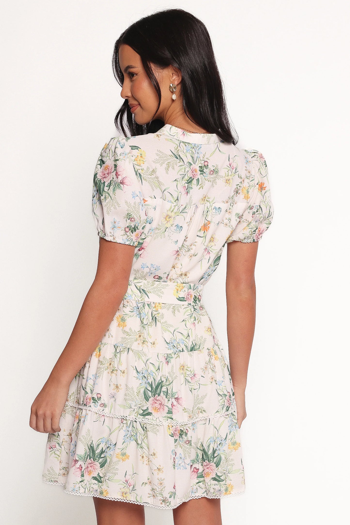 Paula Mini Dress - Multi Floral