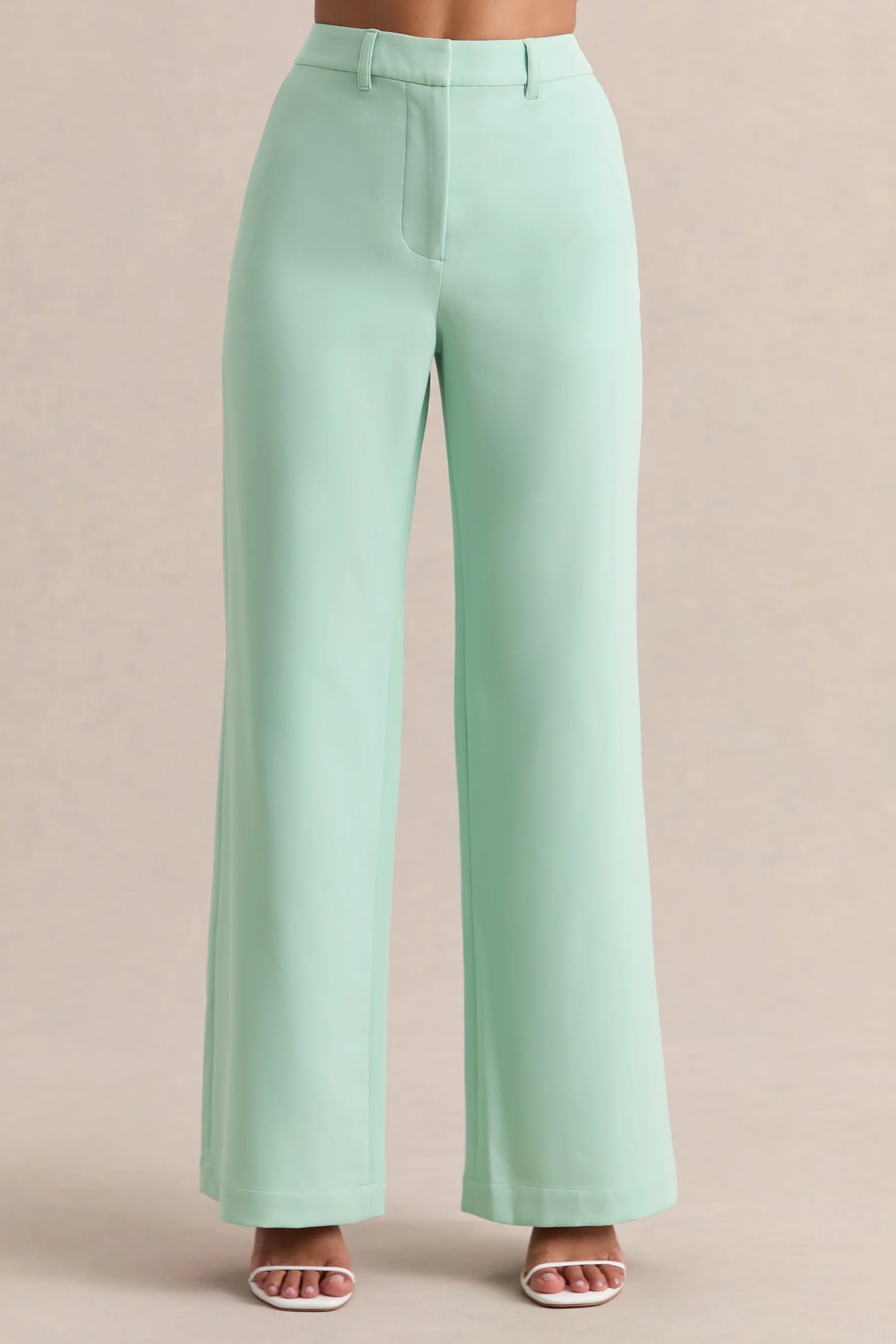 Malou Sage Tailored Trousers