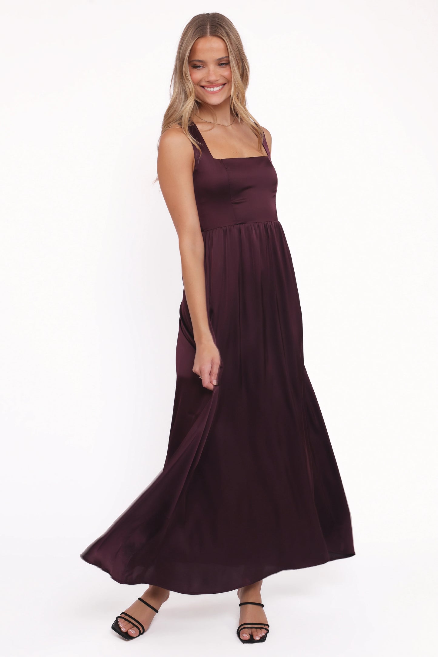 Elania Maxi Dress - Plum