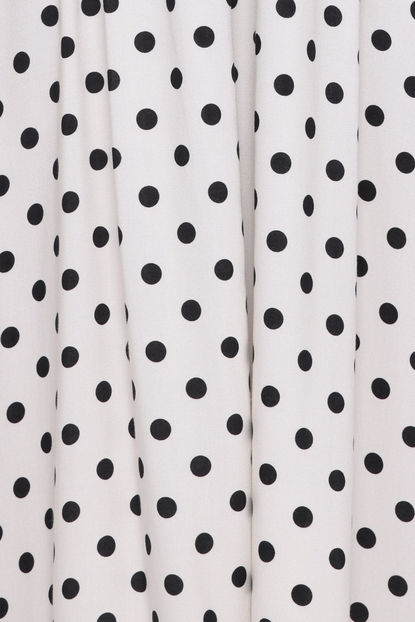 Gemini Halterneck Maxi Dress - White Polka Dot