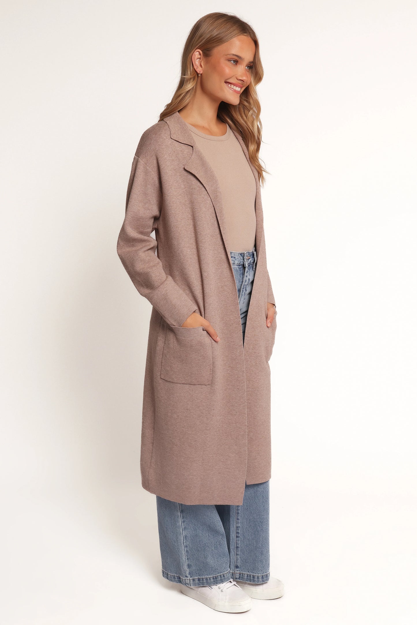 Venda Coatigan - Light Brown