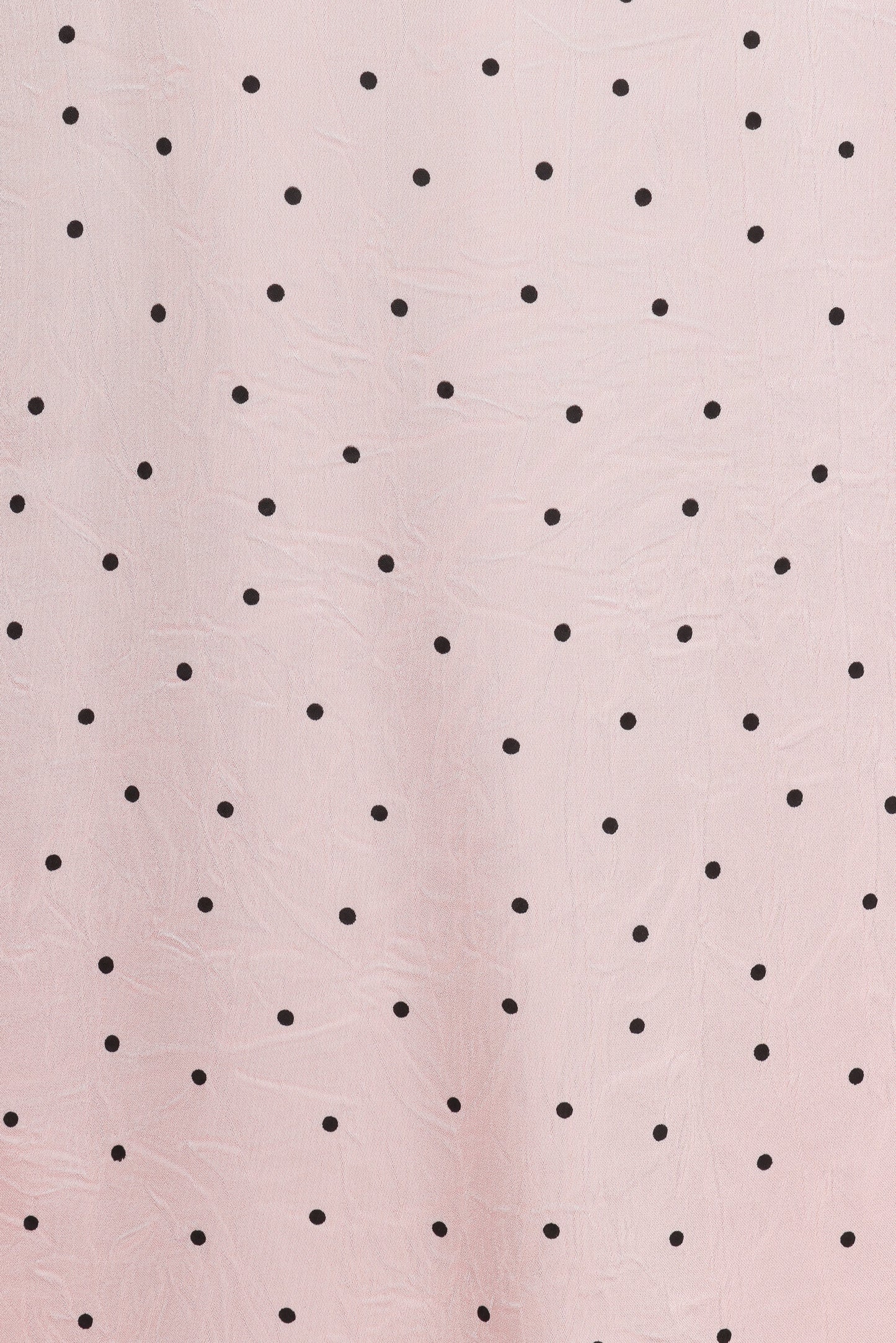 Gabrielle Mini Dress - Pink Polka Dot