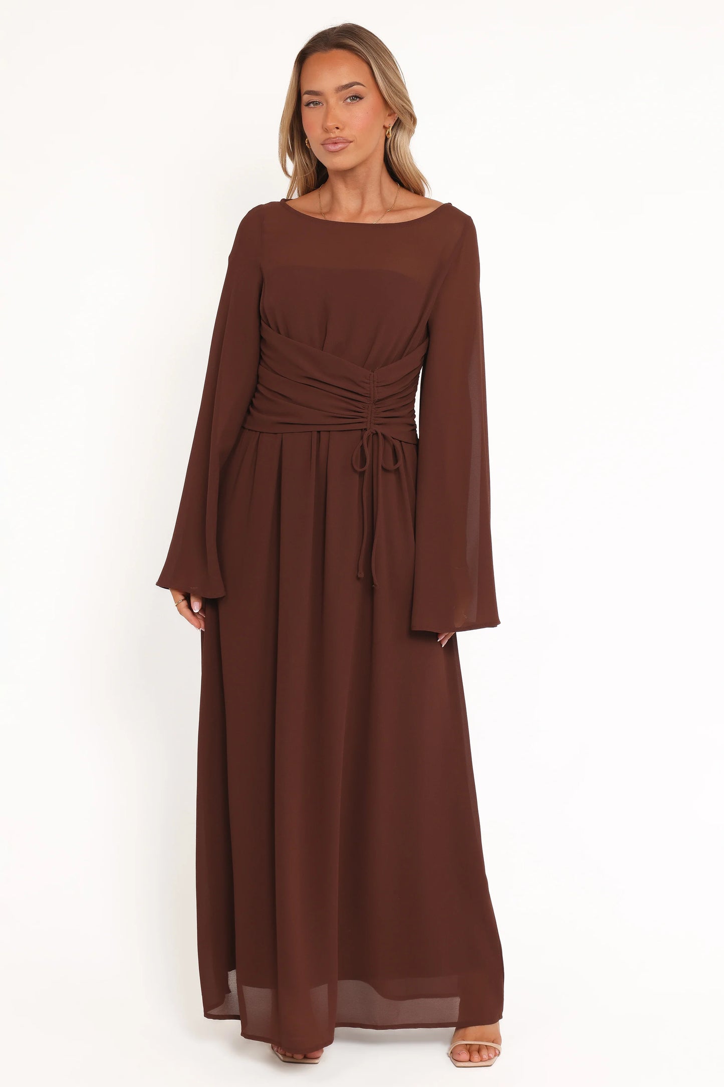 Samara Maxi Dress - Brown