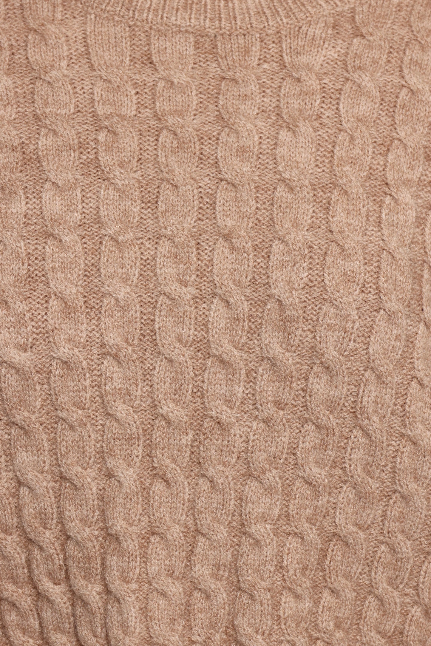 Reid Cable Knit Skirt Set - Taupe