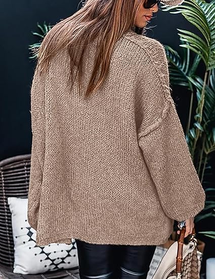 Women's Fall 2025 Turtleneck Oversized Sweater