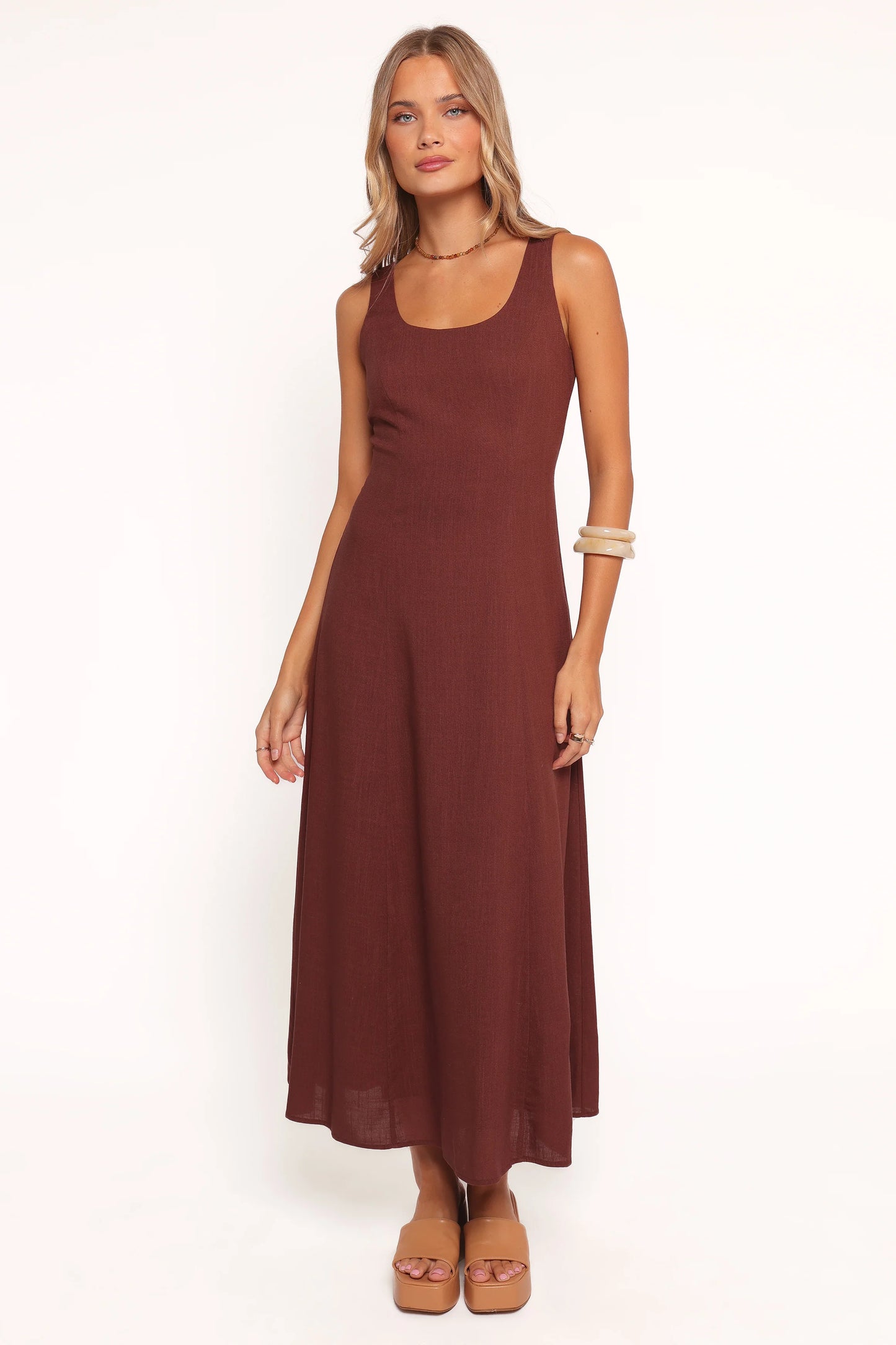 Tatum Maxi Dress - Chocolate