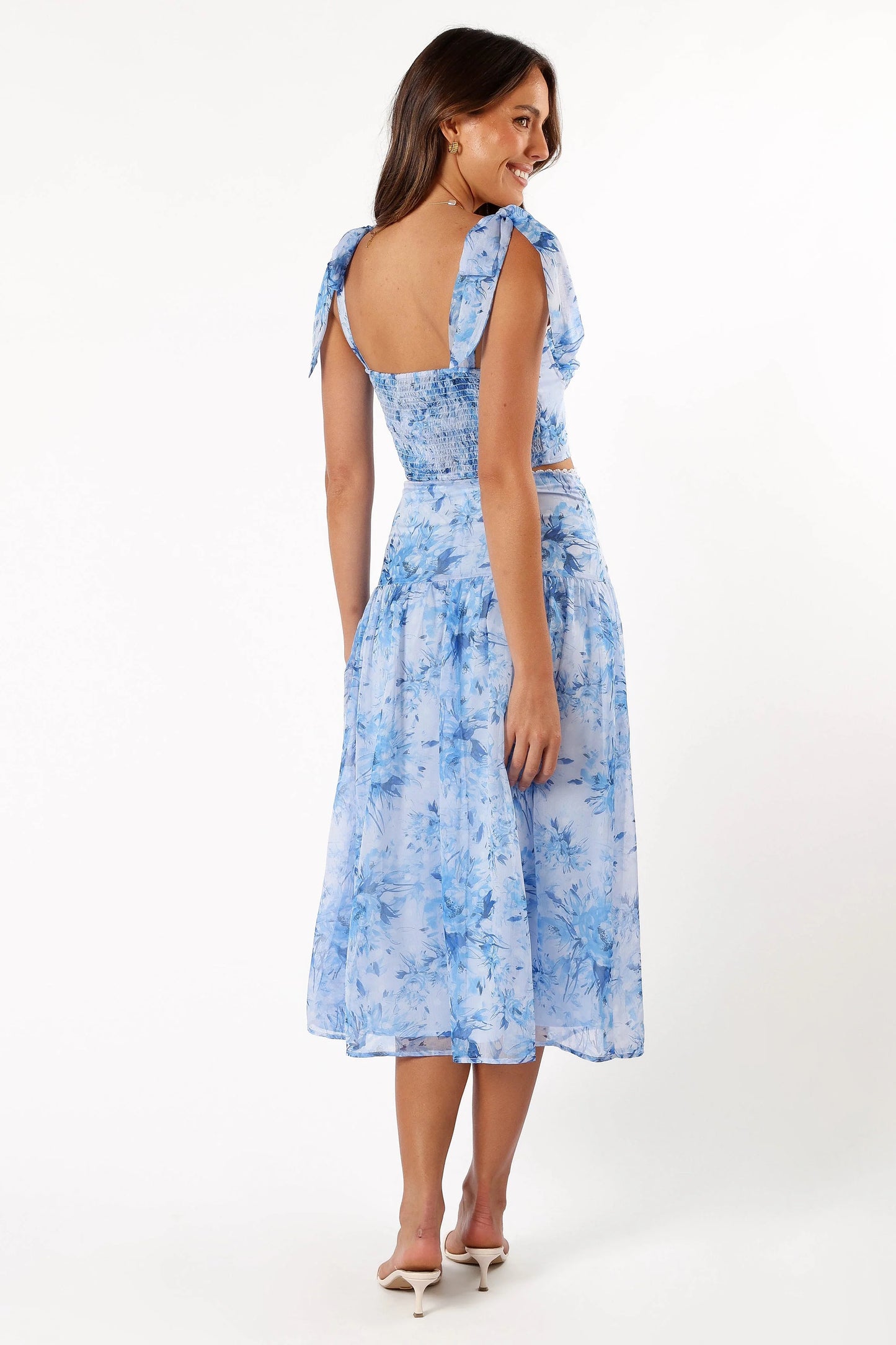 Elle Two Piece Set - Blue Floral