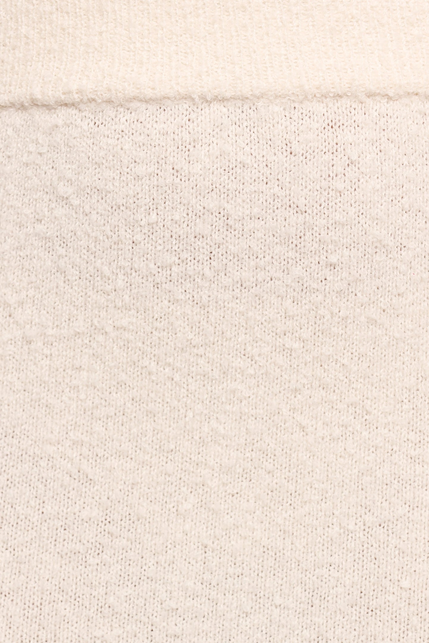 Rowee Boucle Knit Midi Skirt - White