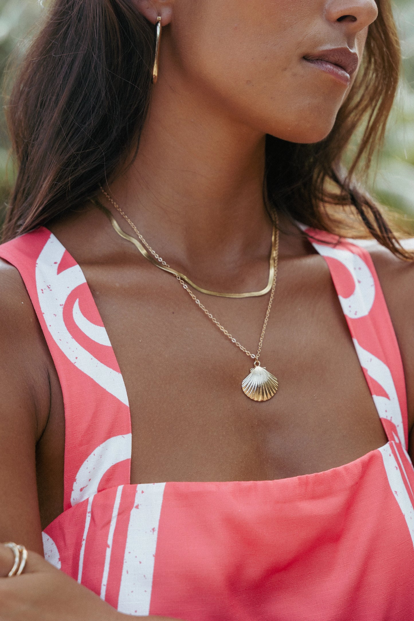 Shell Necklace - Gold