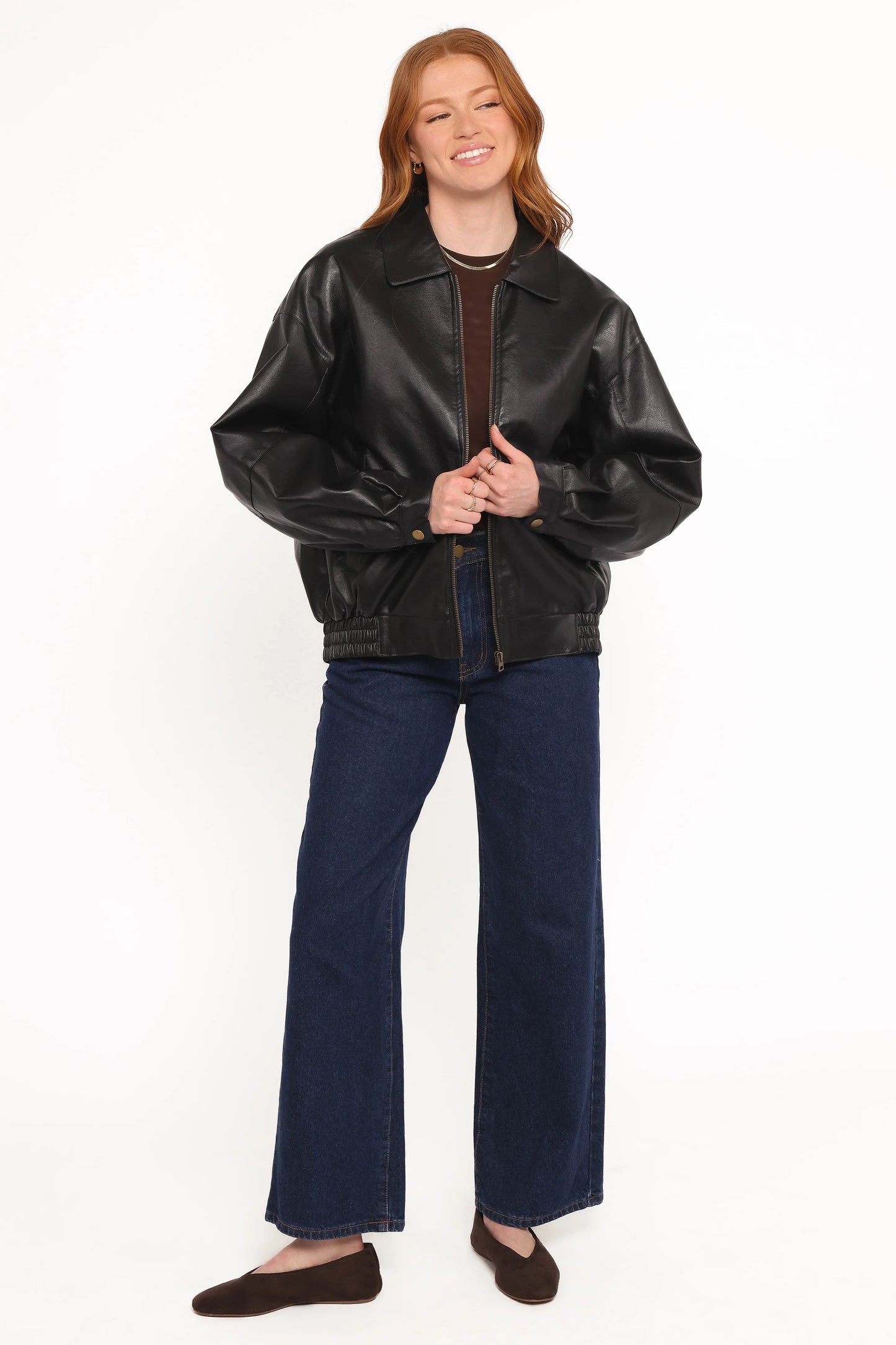 Zoe Bomber Jacket - Black