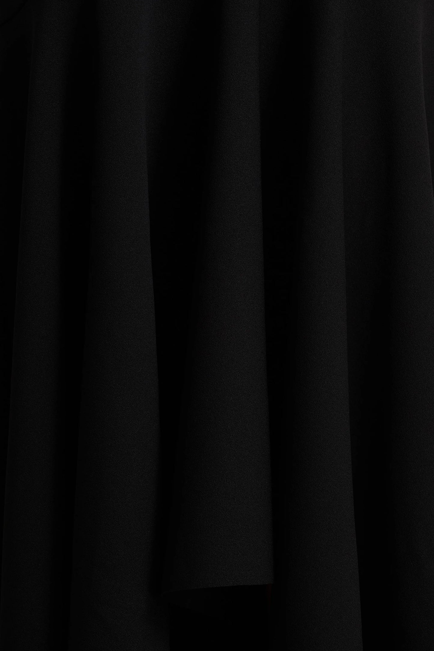 Everlasting Black Bardot-Neck Maxi Dress With Pleated Detailing