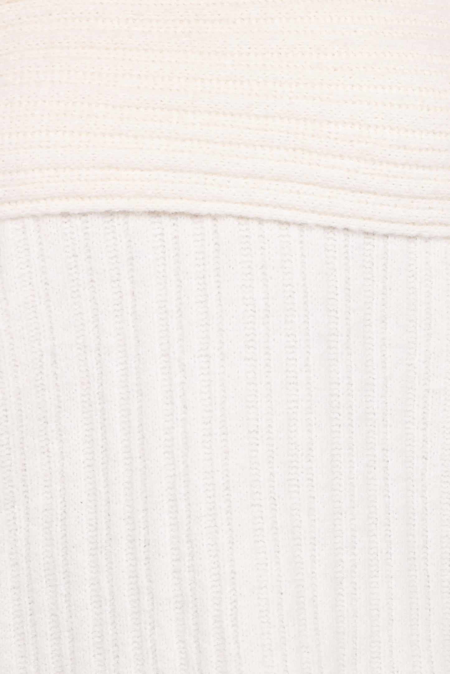 Kenny Off Shoulder Knit Sweater - Cream
