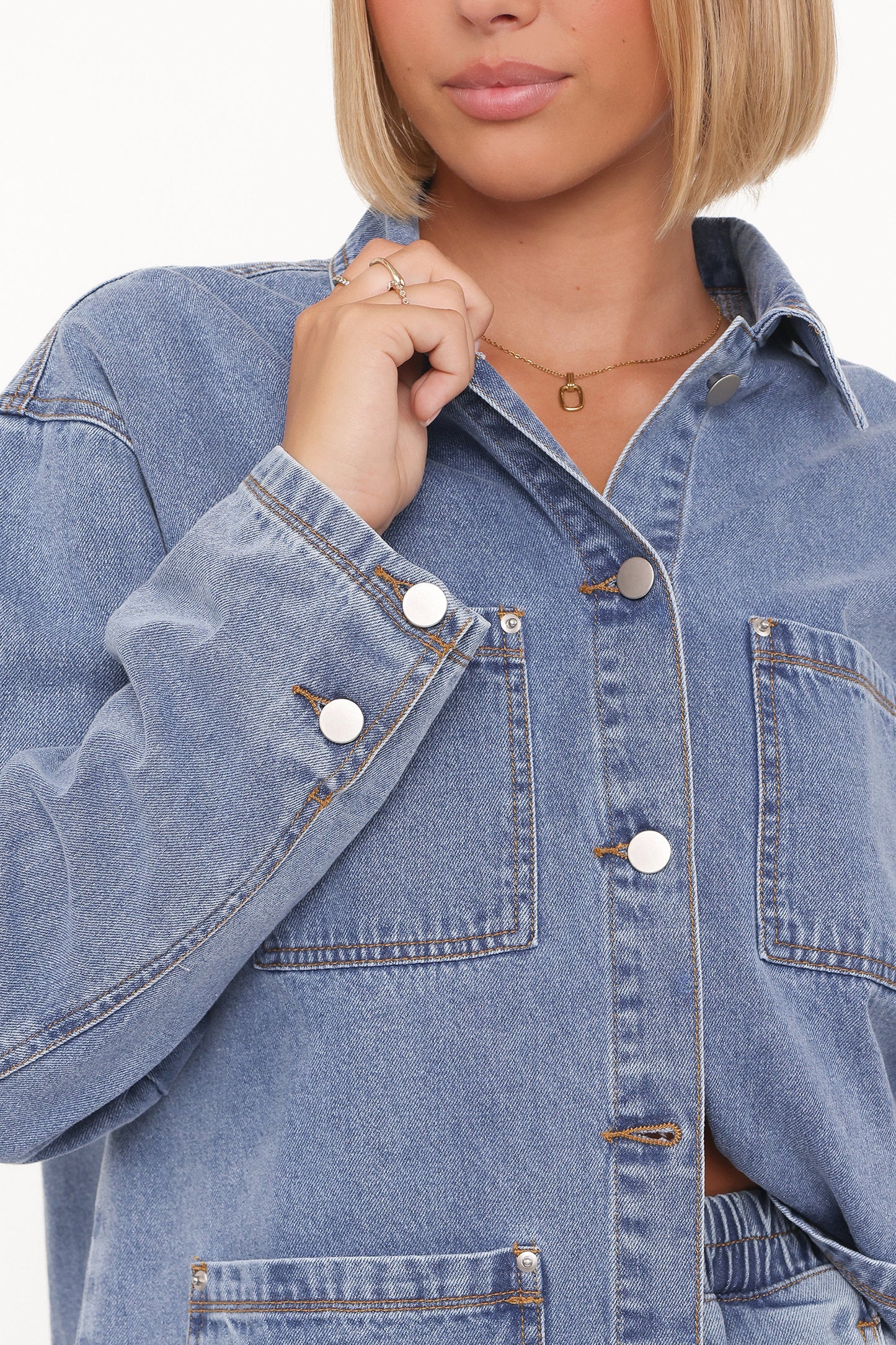 Remy Denim Utility Jacket - Medium Wash