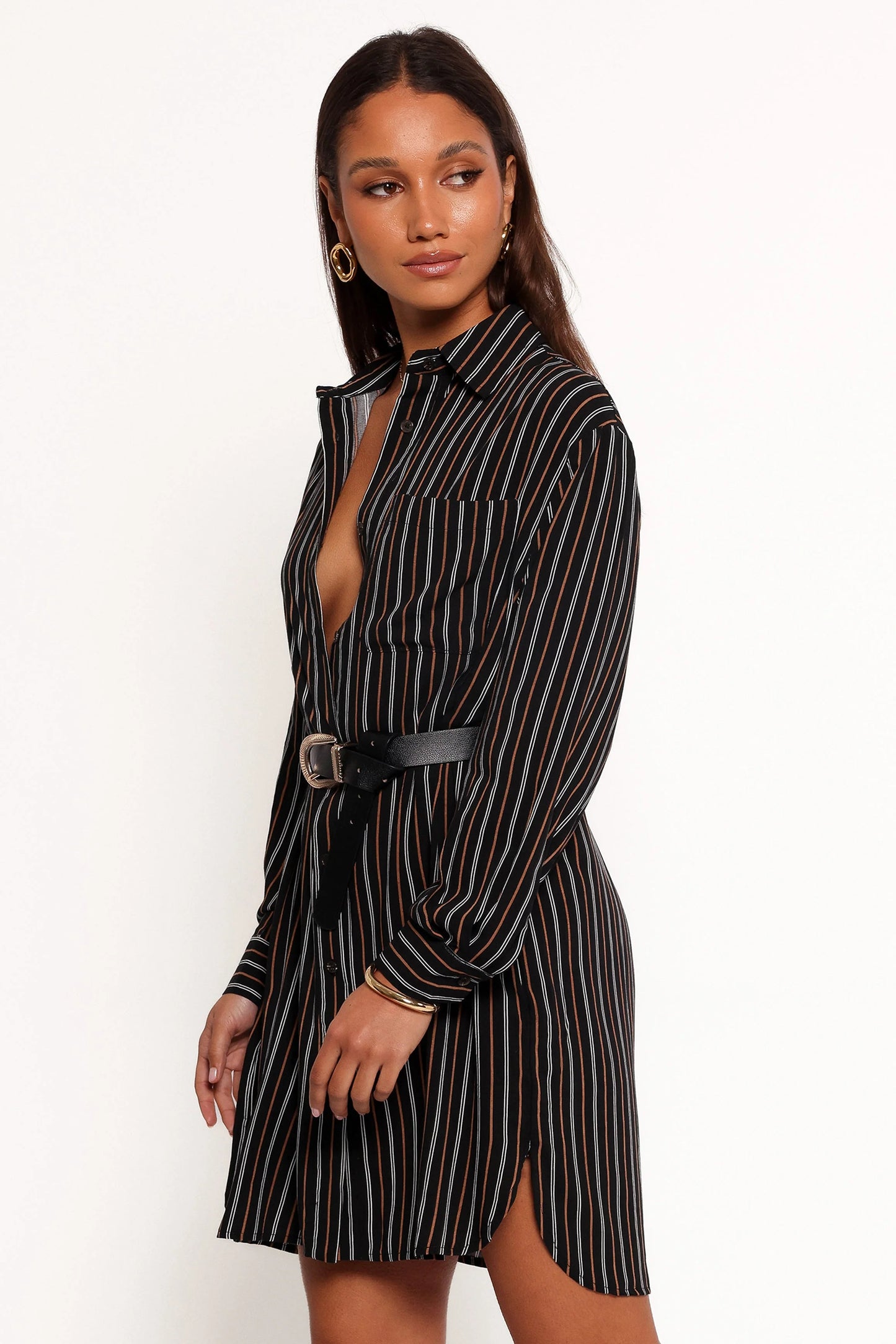 Elsa Shirt - Black Camel